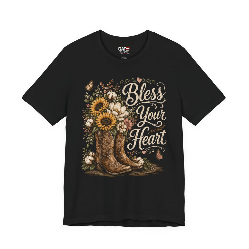 Funny Southern Shirt, Bless Your Heart Tee, Southern Humor Graphic Tee, Magnolia Floral Shirt, Country Girl Gift, Farmhouse Style Tee