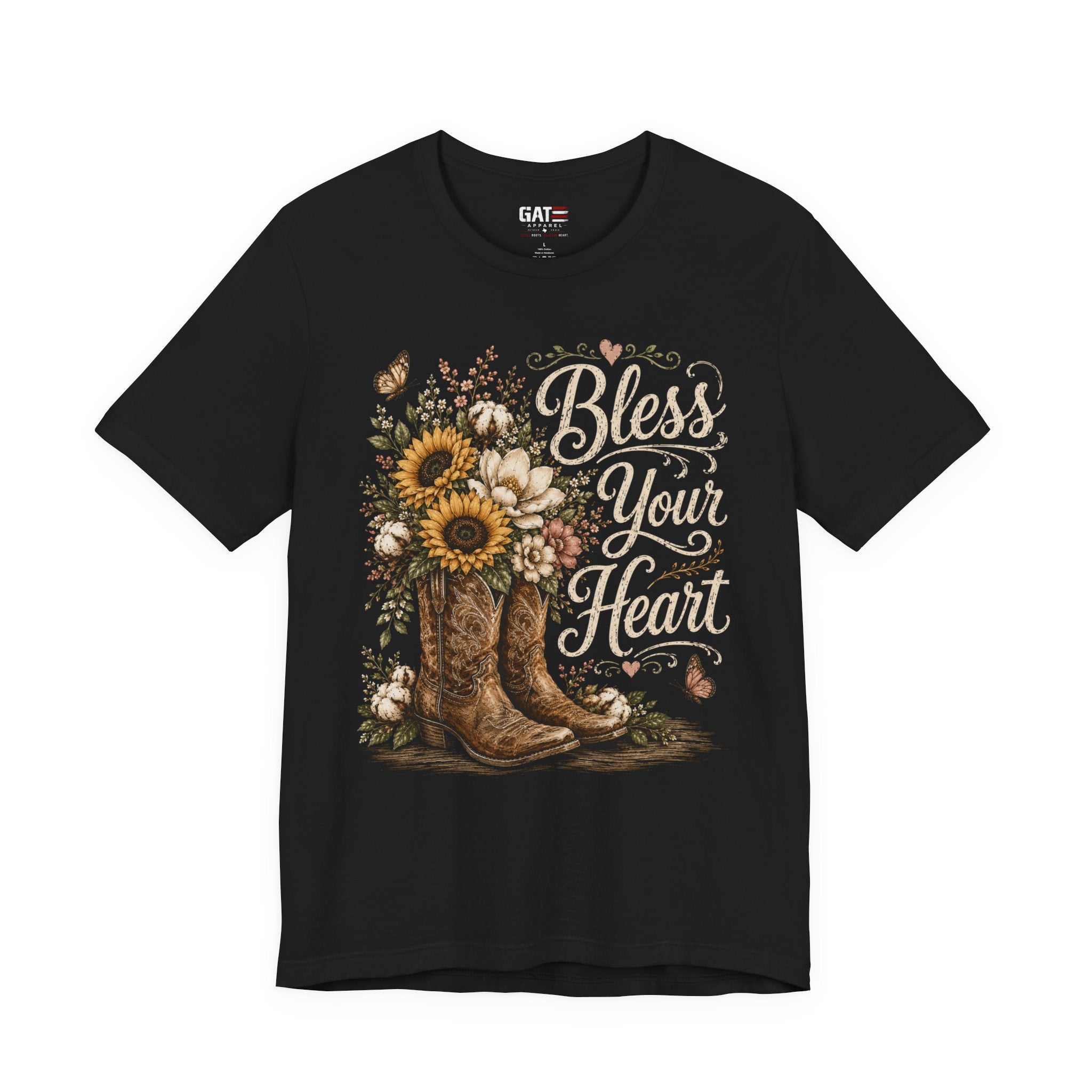 Funny Southern Shirt, Bless Your Heart Tee, Southern Humor Graphic Tee, Magnolia Floral Shirt, Country Girl Gift, Farmhouse Style Tee