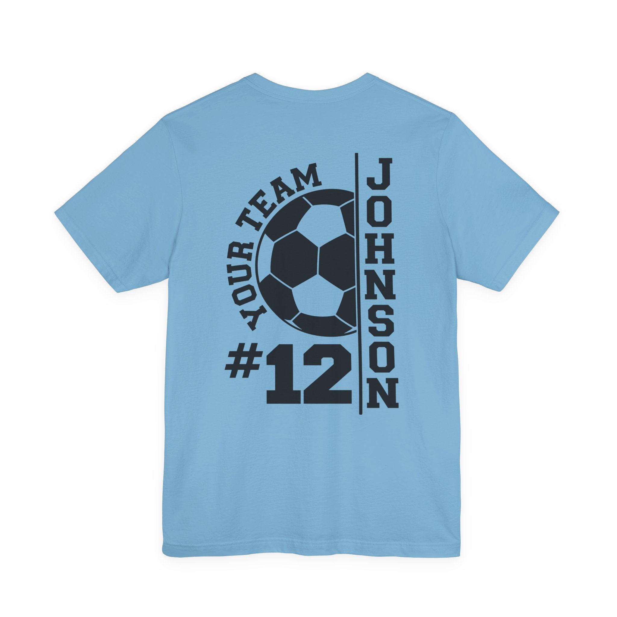 Soccer Mom Tee — Personalized Back Number & Name Soccer Shirt
