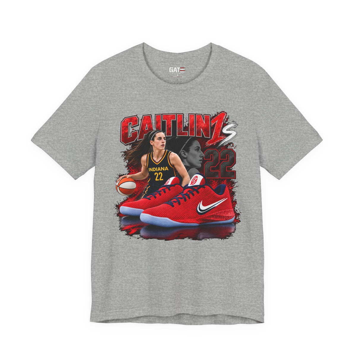 Caitlin Clark Caitlin 1s USA Reds Sneaker Shirt