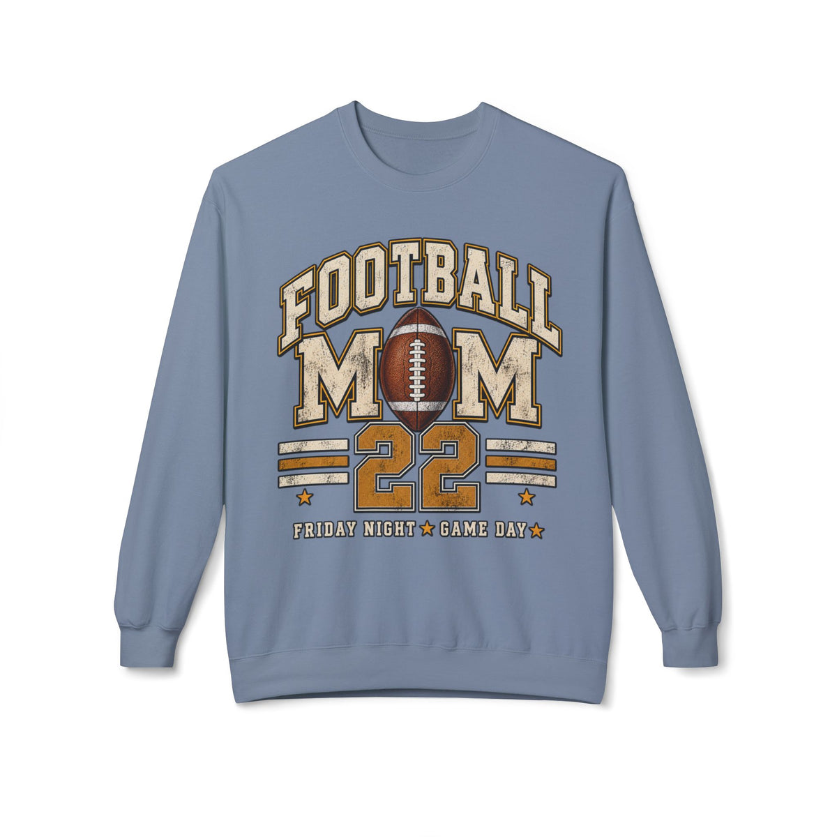 Personalized Football Mom Crewneck Sweatshirt | Custom Player Name & Number