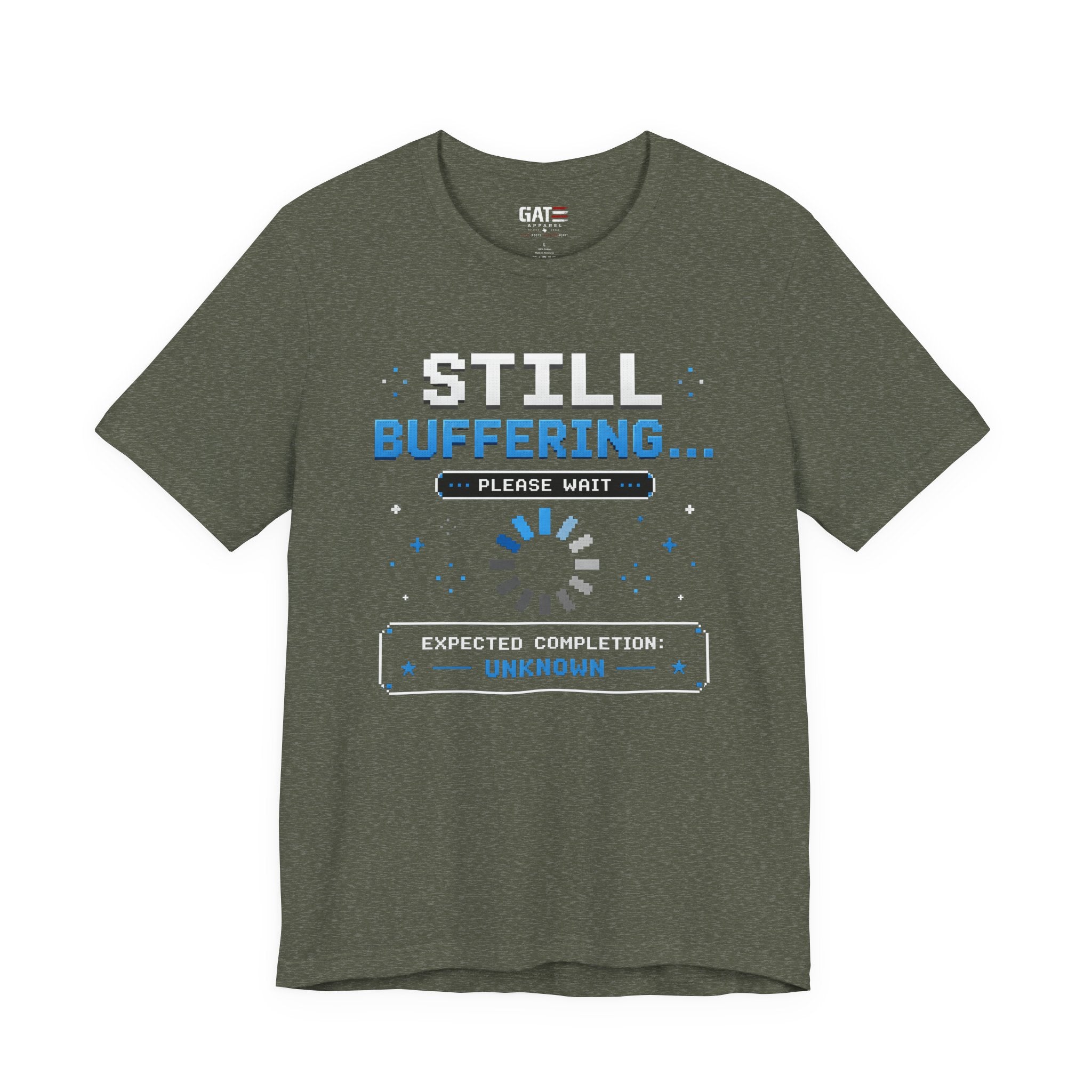 Funny Gamer Shirt, Buffering Shirt, Retro Gaming Tee, Gamer Gift, Video Game Shirt, Loading Screen Humor, Nerd T Shirt