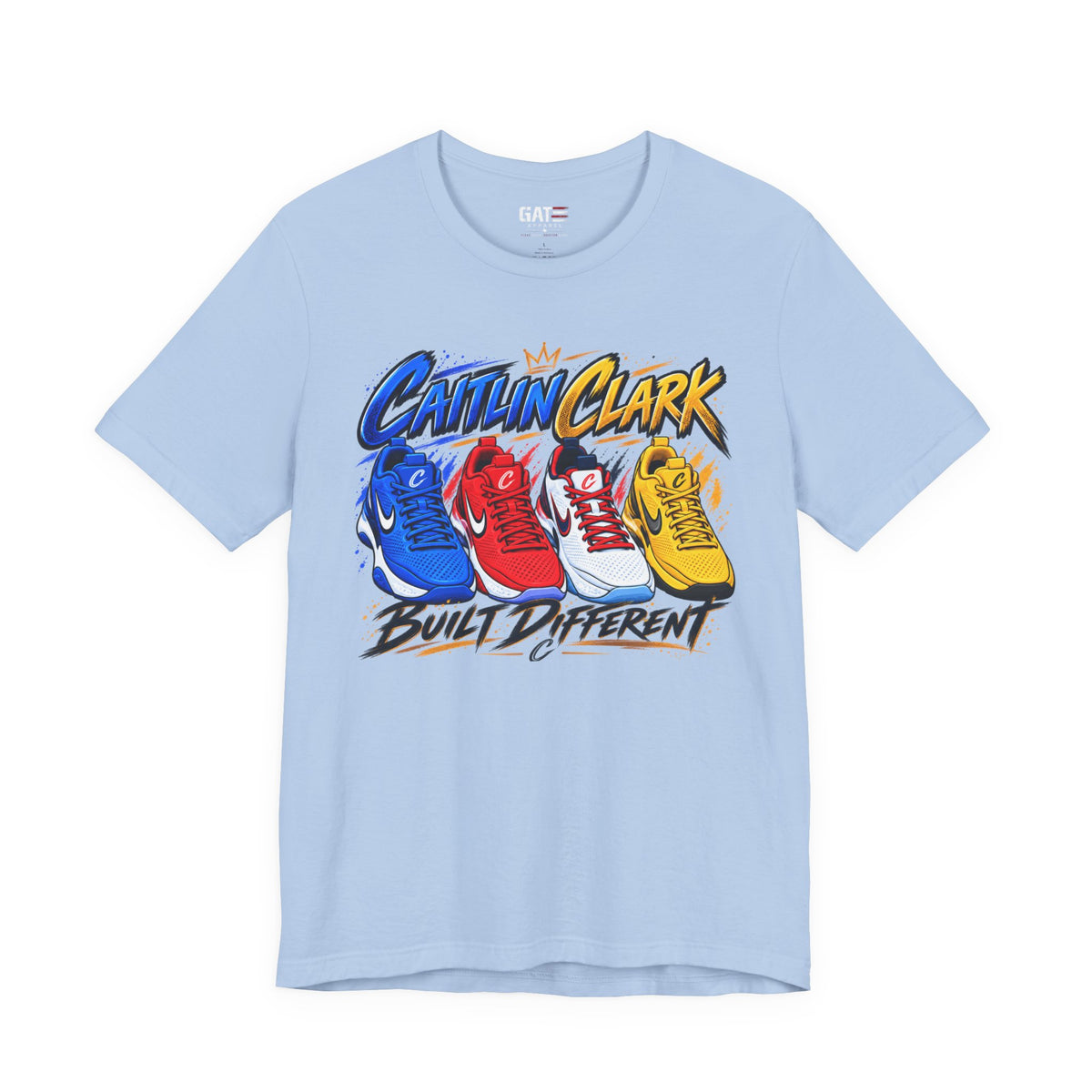 Caitlin Clark Built Different Sneaker Shirt | Indiana Fever Tee