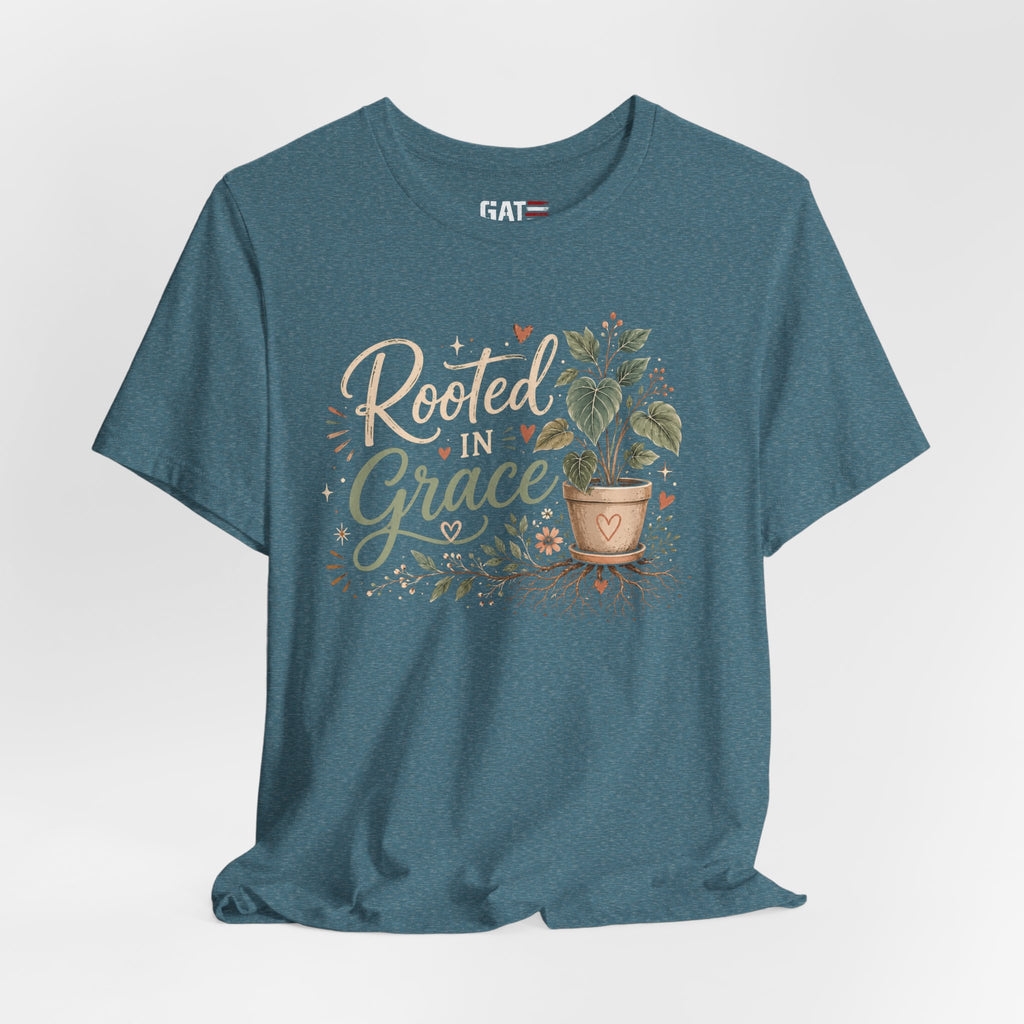 Christian Plant Lover Shirt for Women, Faith Based Gardening Tee, Houseplant Graphic Shirt, Botanical Christian Gift, Plant Mom Apparel