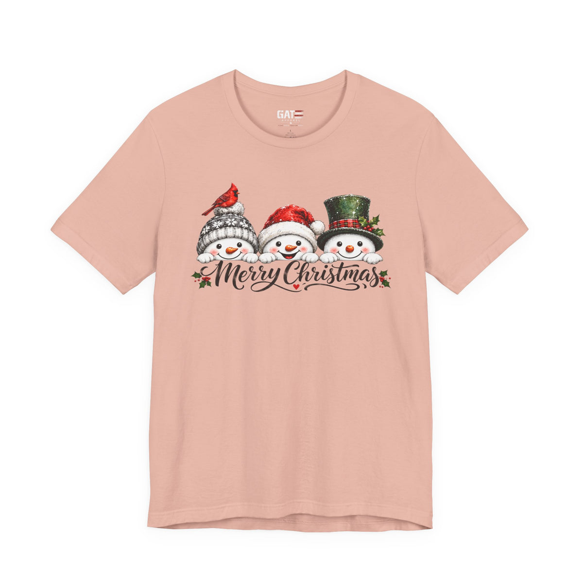 Merry Christmas Snowman Shirt - product mockup view 4