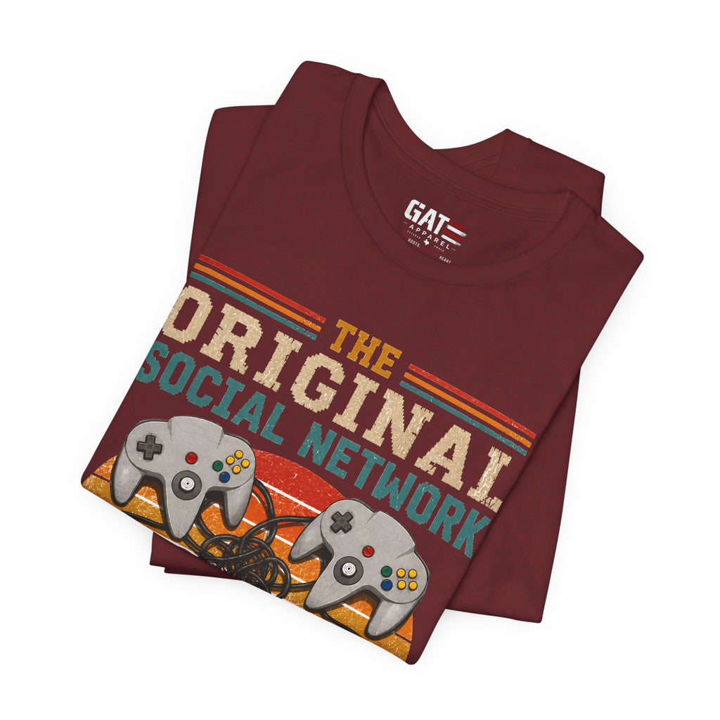 Original Social Network Shirt, Retro Gamer Shirt, N64 Inspired Gaming Tee, 90s Gamer Gift, Vintage Video Game Shirt