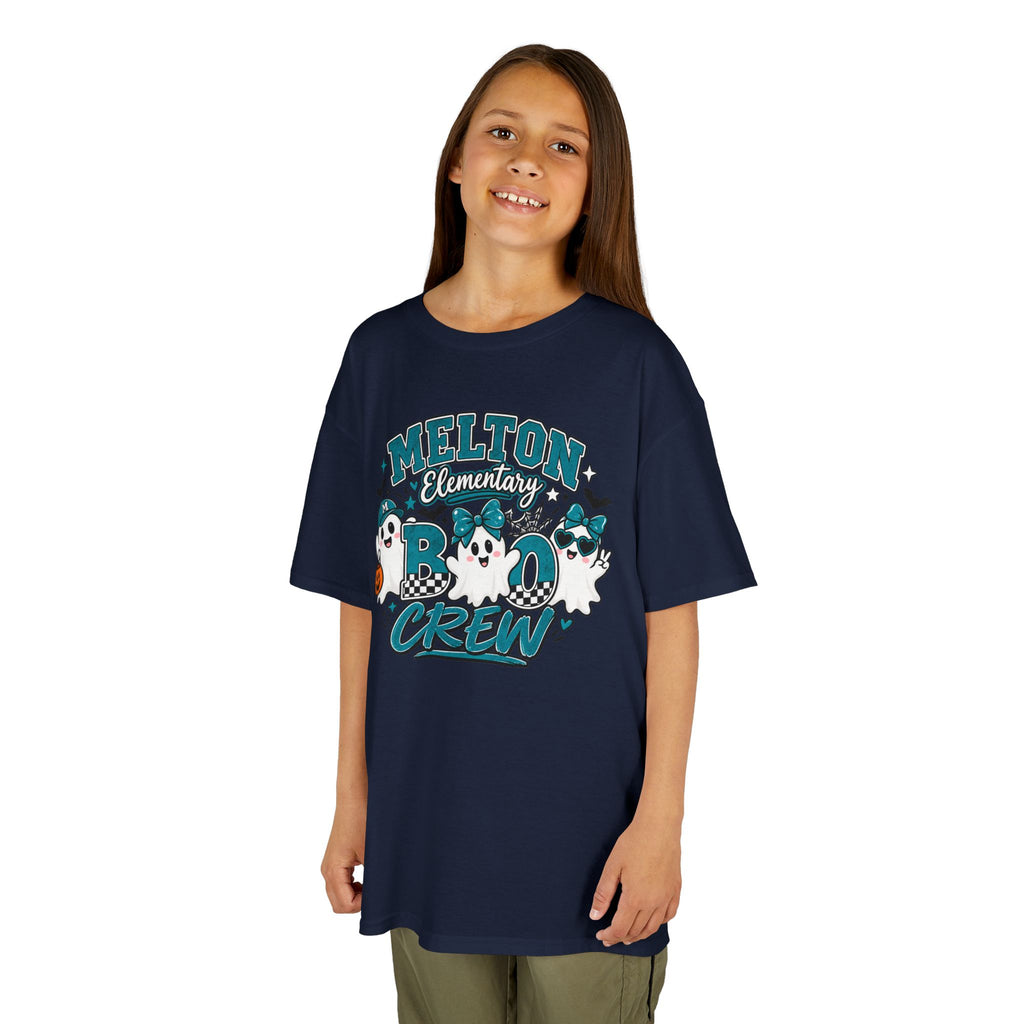 Melton Elementary Kids Boo Crew' Halloween T-Shirt