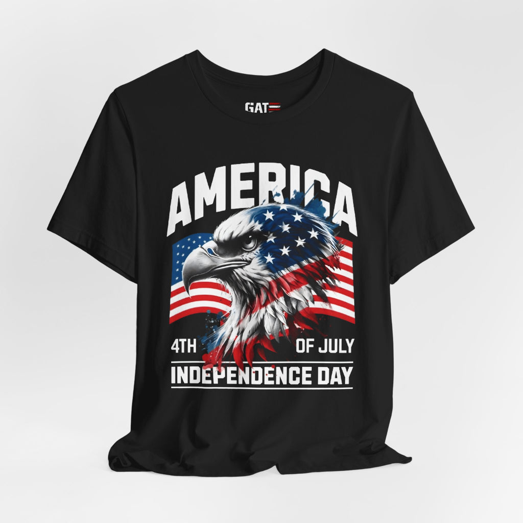 America Independence Day Shirt, Patriotic Eagle Flag Tee, 4th of July Shirt, USA Freedom Graphic T Shirt, American Pride Gift