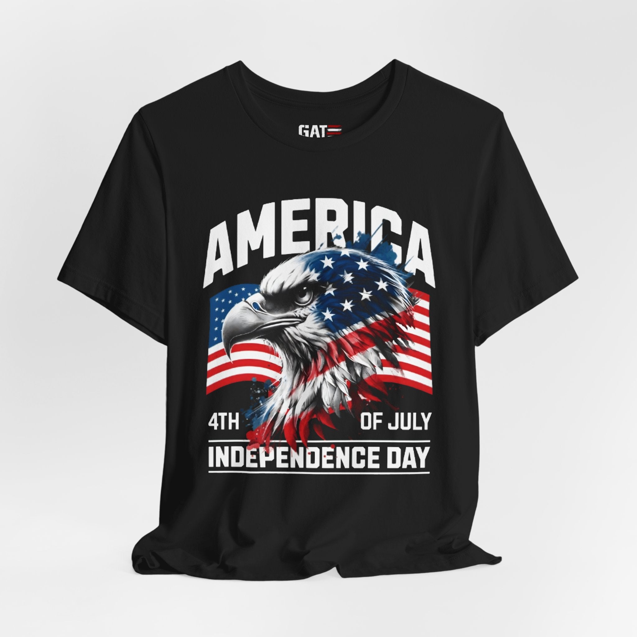 America Independence Day Shirt, Patriotic Eagle Flag Tee, 4th of July Shirt, USA Freedom Graphic T Shirt, American Pride Gift