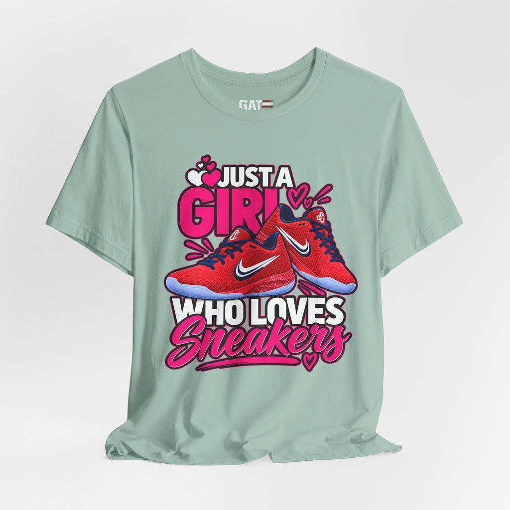 Caitlin Clark Caitlin 1s Just a Girl Sneaker Shirt | Style 2
