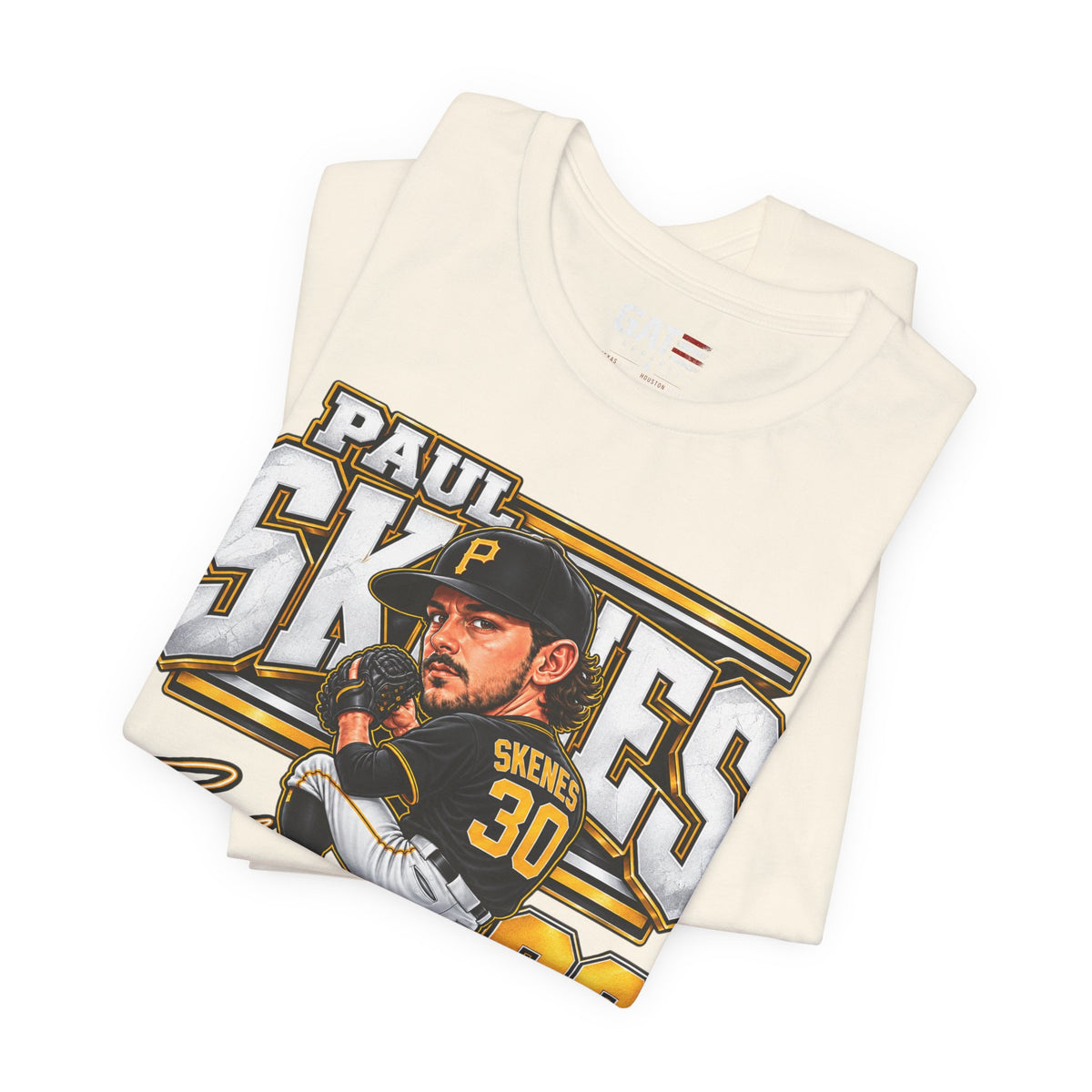 Paul Skenes Pittsburgh Pirates #1 Baseball Tee