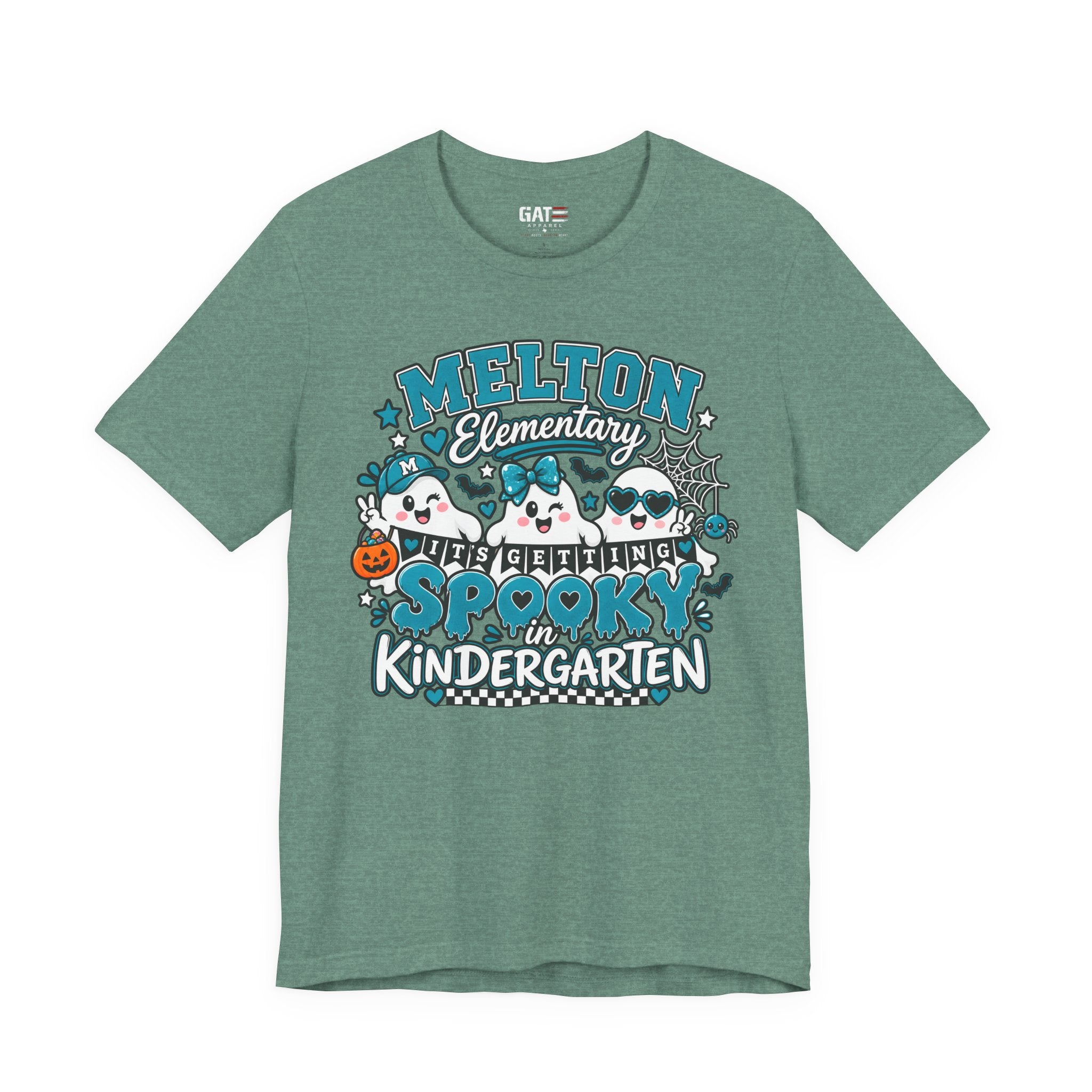 Melton Elementary Spooky Kindergarten Halloween T-Shirt