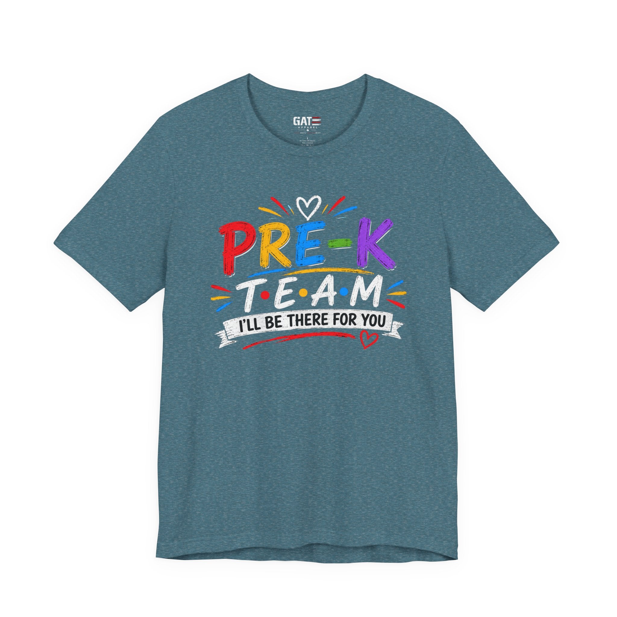 Pre-K Team Tee, Teacher Squad Shirt, Color Dot Inspired Teacher Shirt, Grade Level Team Gift, School Staff Apparel, Friends Theme
