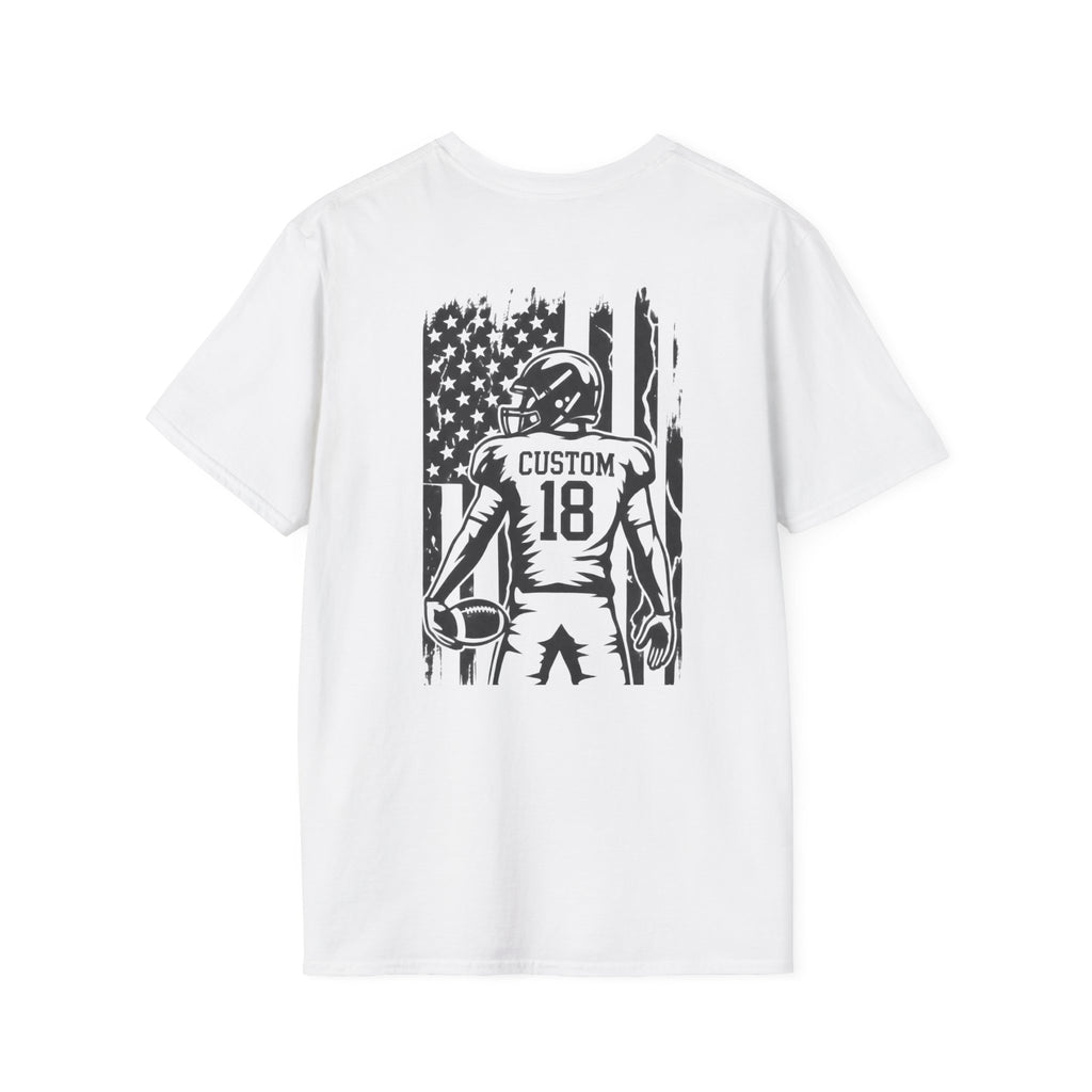 Personalized Football Mom Player Shirt | Custom Name & Number