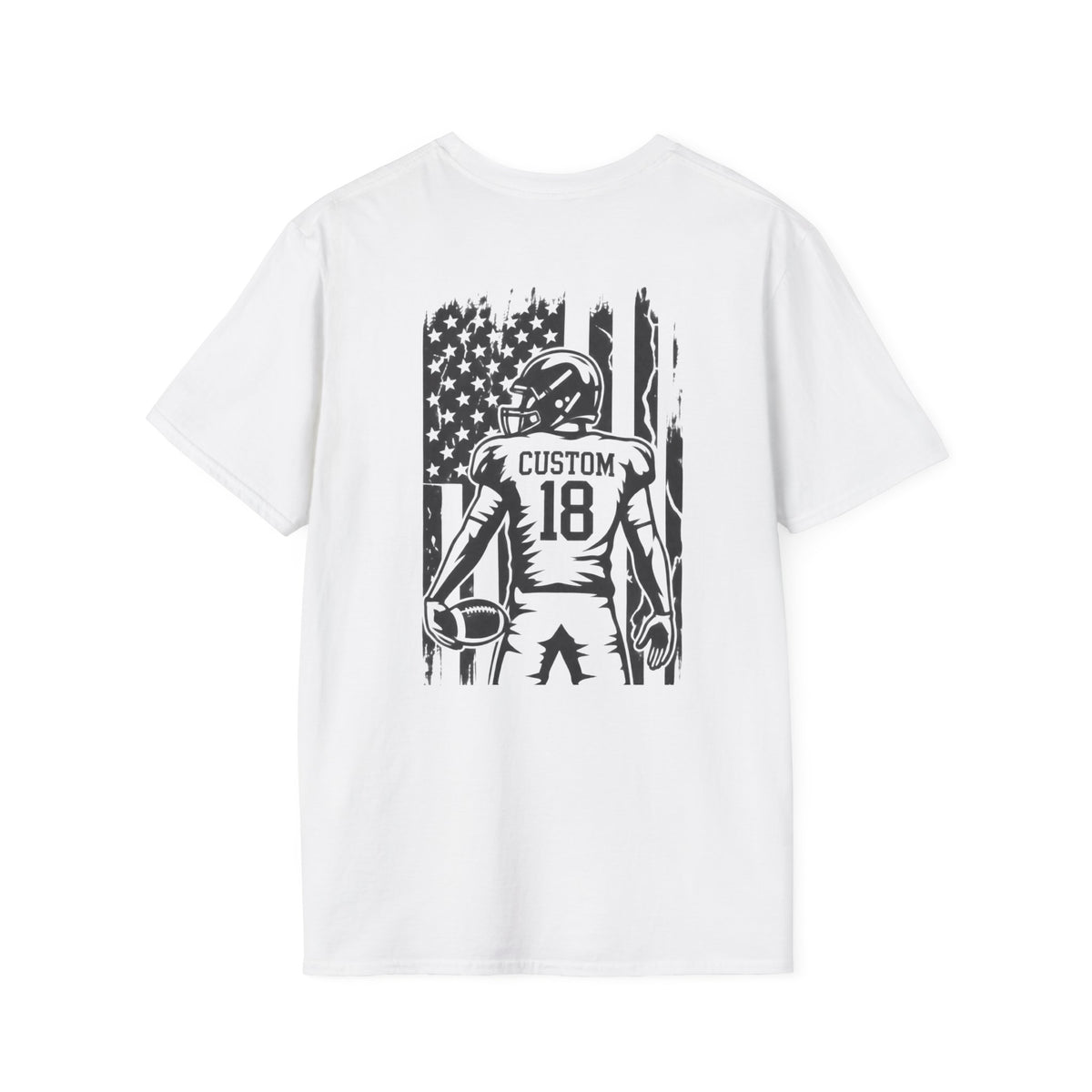 Personalized Football Mom Player Shirt | Custom Name & Number