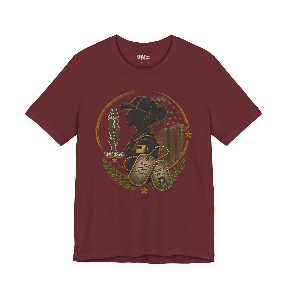 Female Army Veteran Shirt | Women's Military Tee