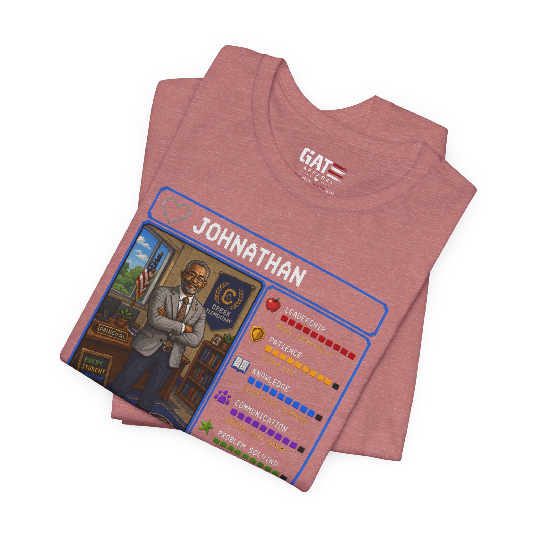 Custom Principal RPG Character Shirt | Personalized School Administrator Gift