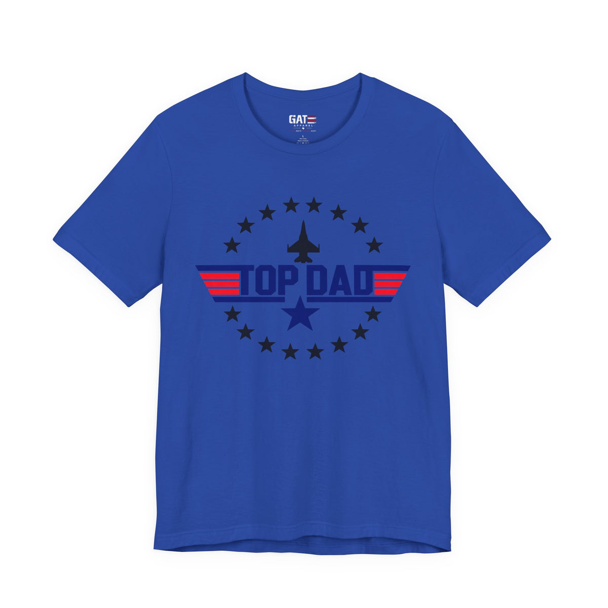 Top Dad T‑Shirt — Patriotic Aviation Dad Tee (Father’s Day Gift)