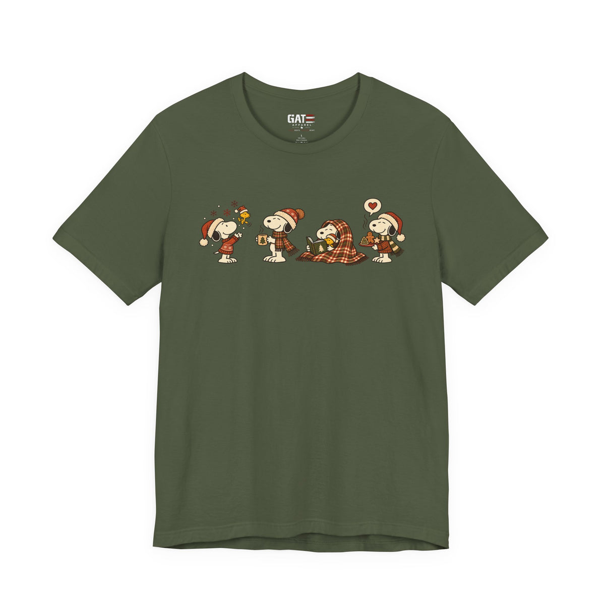 Cozy Christmas Snoopy Shirt - product mockup view 6