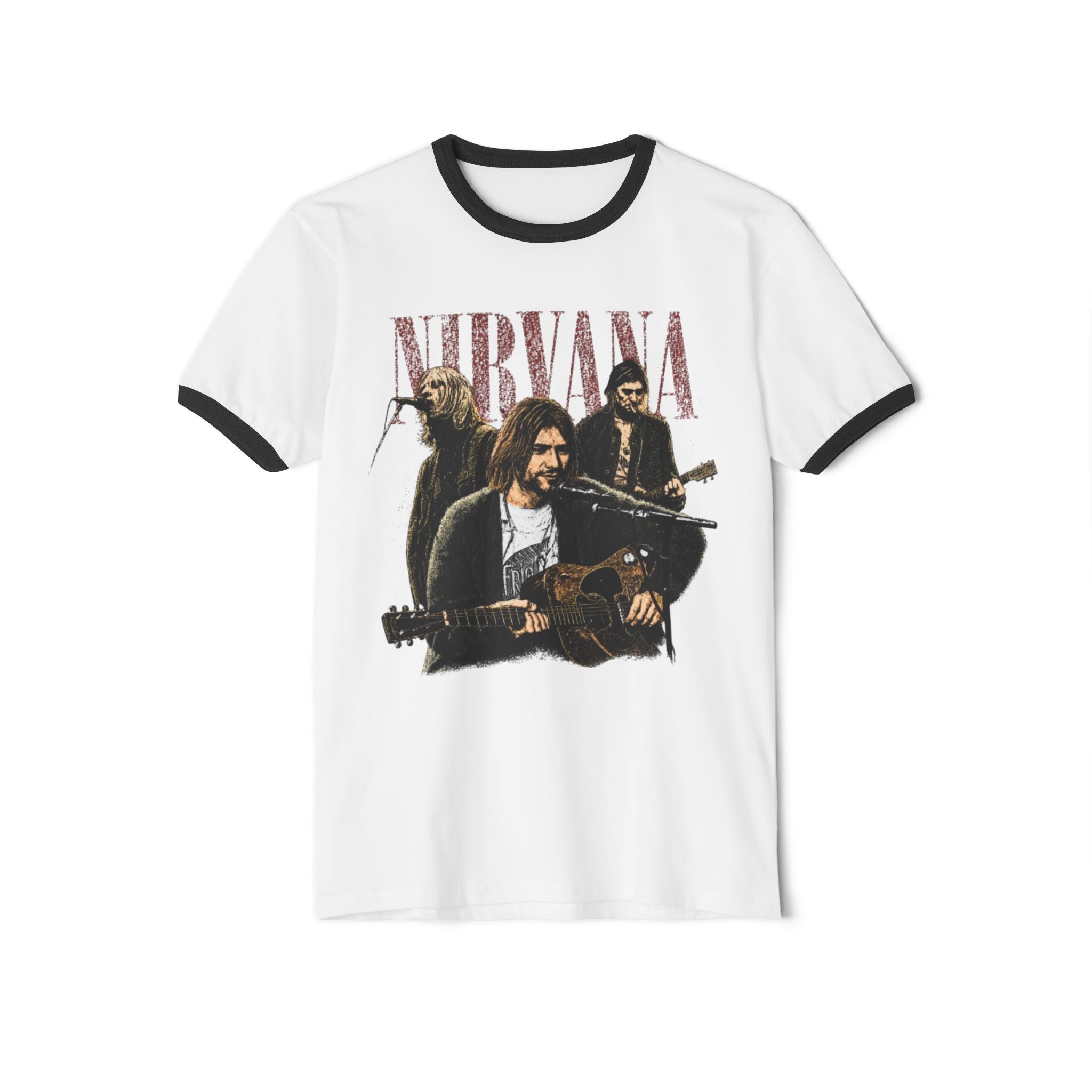 Nirvana Vintage Band Ringer T-Shirt