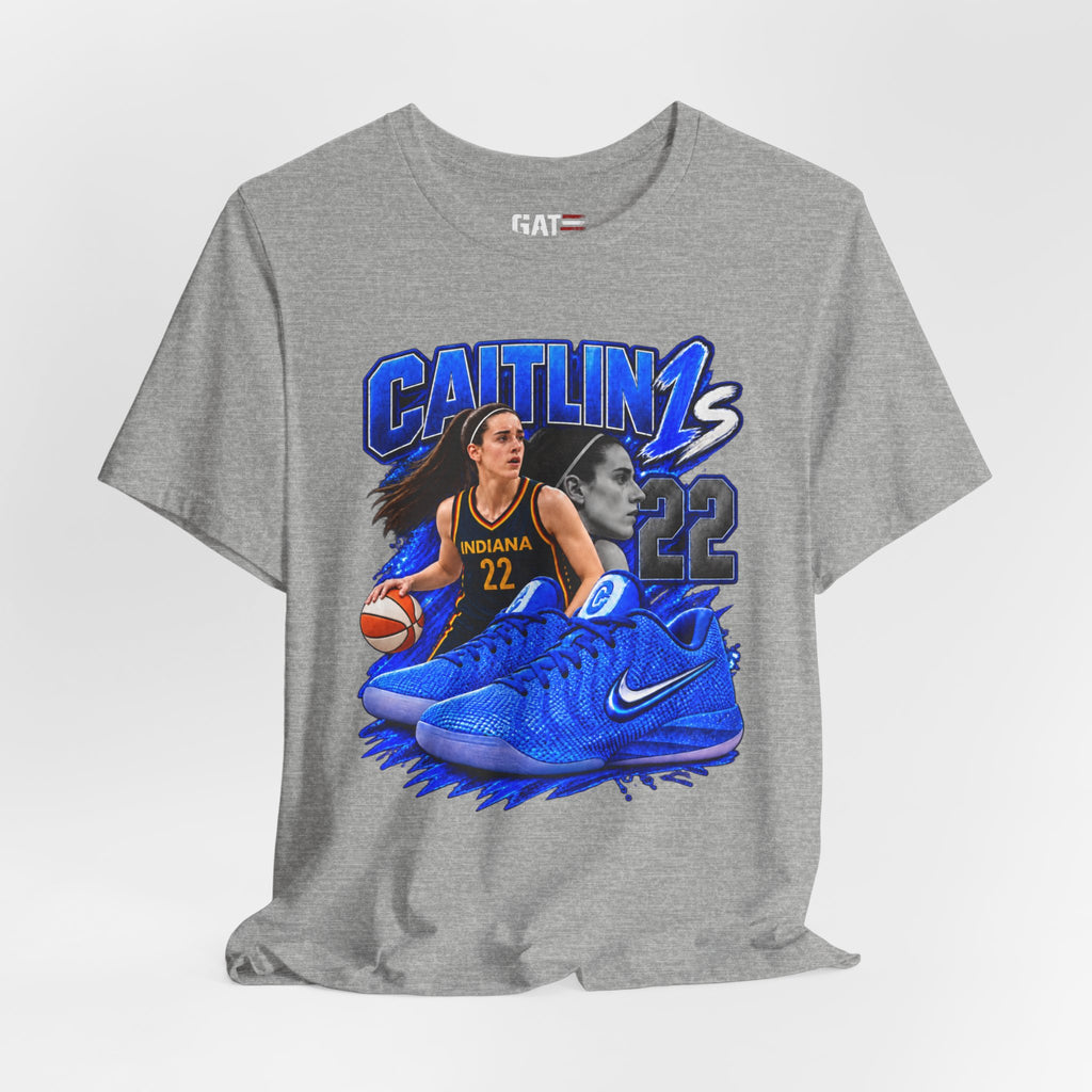 Caitlin Clark Caitlin 1s Racer Blue Classic Sneaker Shirt