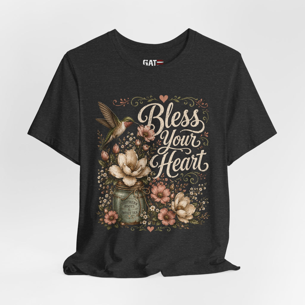 Funny Southern Shirt, Bless Your Heart Tee, Southern Humor Graphic Tee, Magnolia Floral Shirt, Country Girl Gift, Farmhouse Style Tee