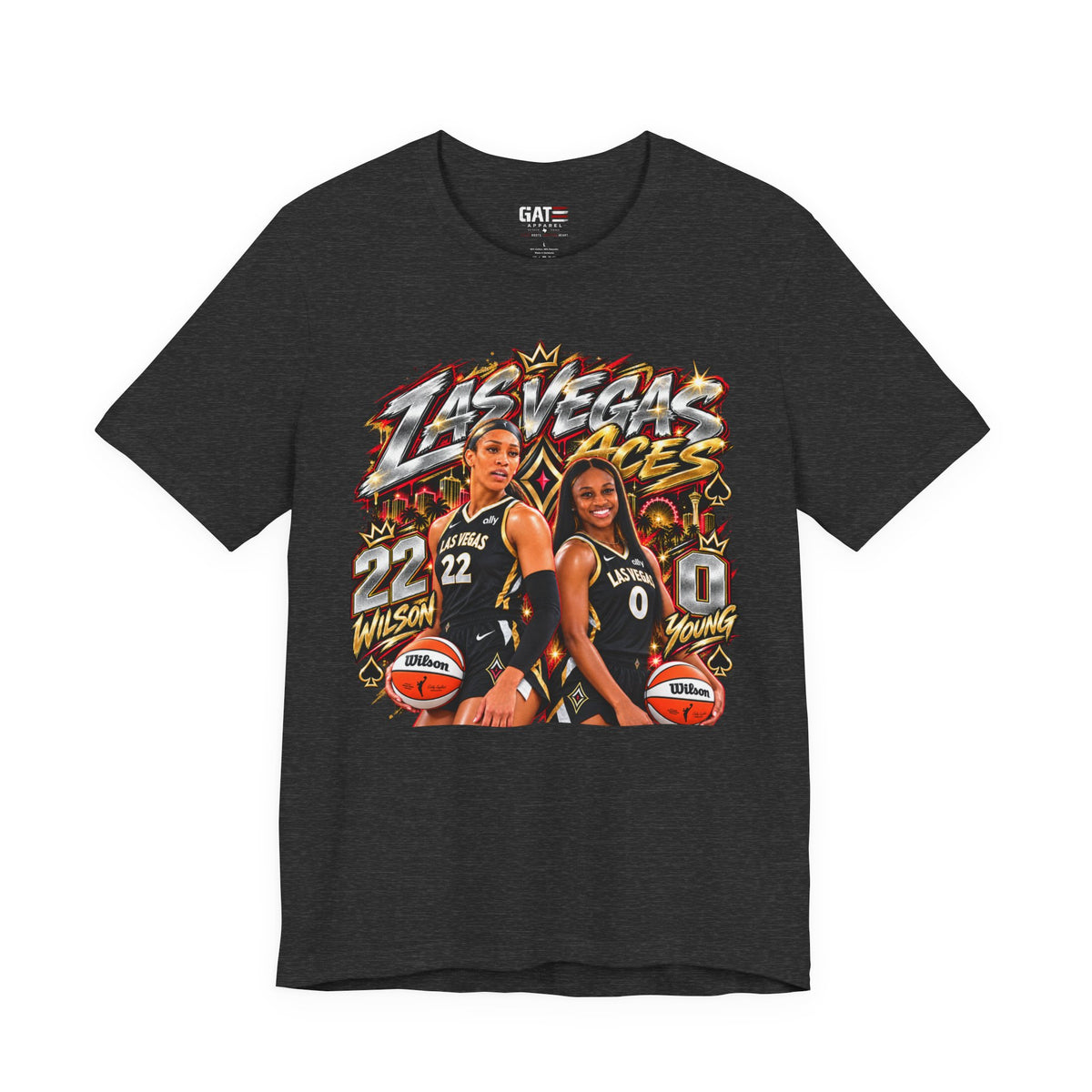 Las Vegas Aces WNBA Shirt – Women's Basketball Graphic Tee product mockup 6