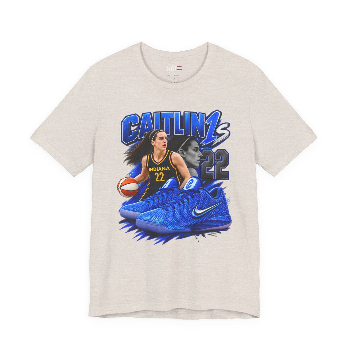 Caitlin Clark Caitlin 1s Blue Racer Sneaker Shirt