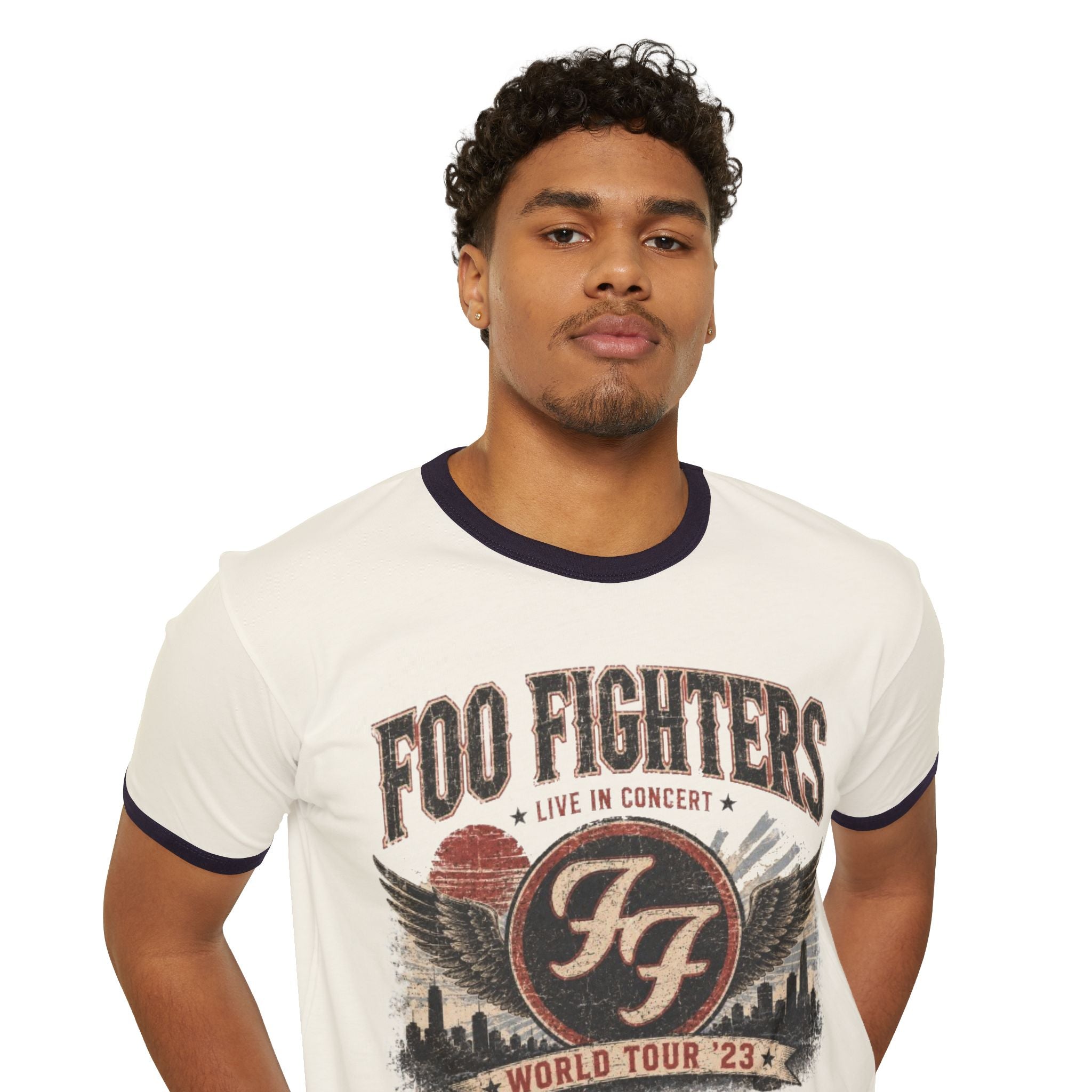 Foo Fighters Ringer T-Shirt – Live in Concert World Tour '23 Tee