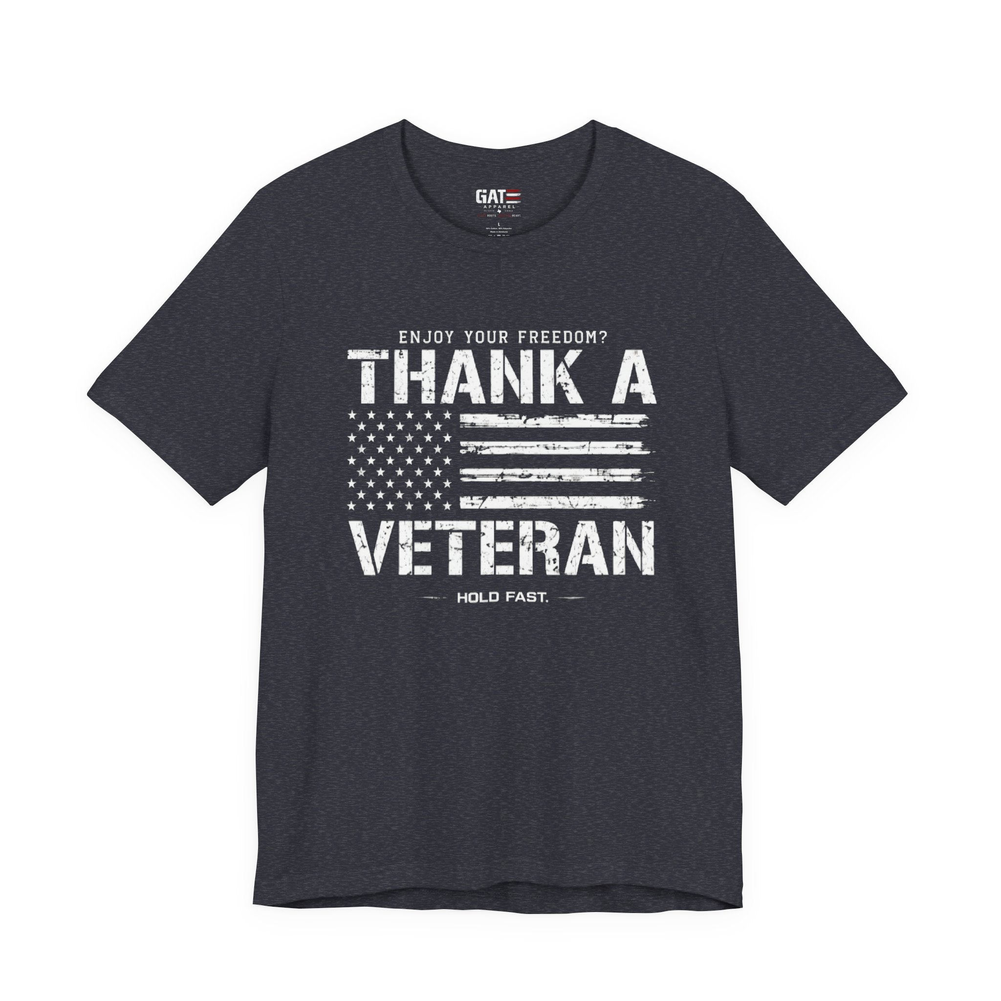 Veteran Shirt Enjoy Your Freedom Thank A Veteran Tee Patriotic American Flag Shirt Military Appreciation Gift for Men and Women