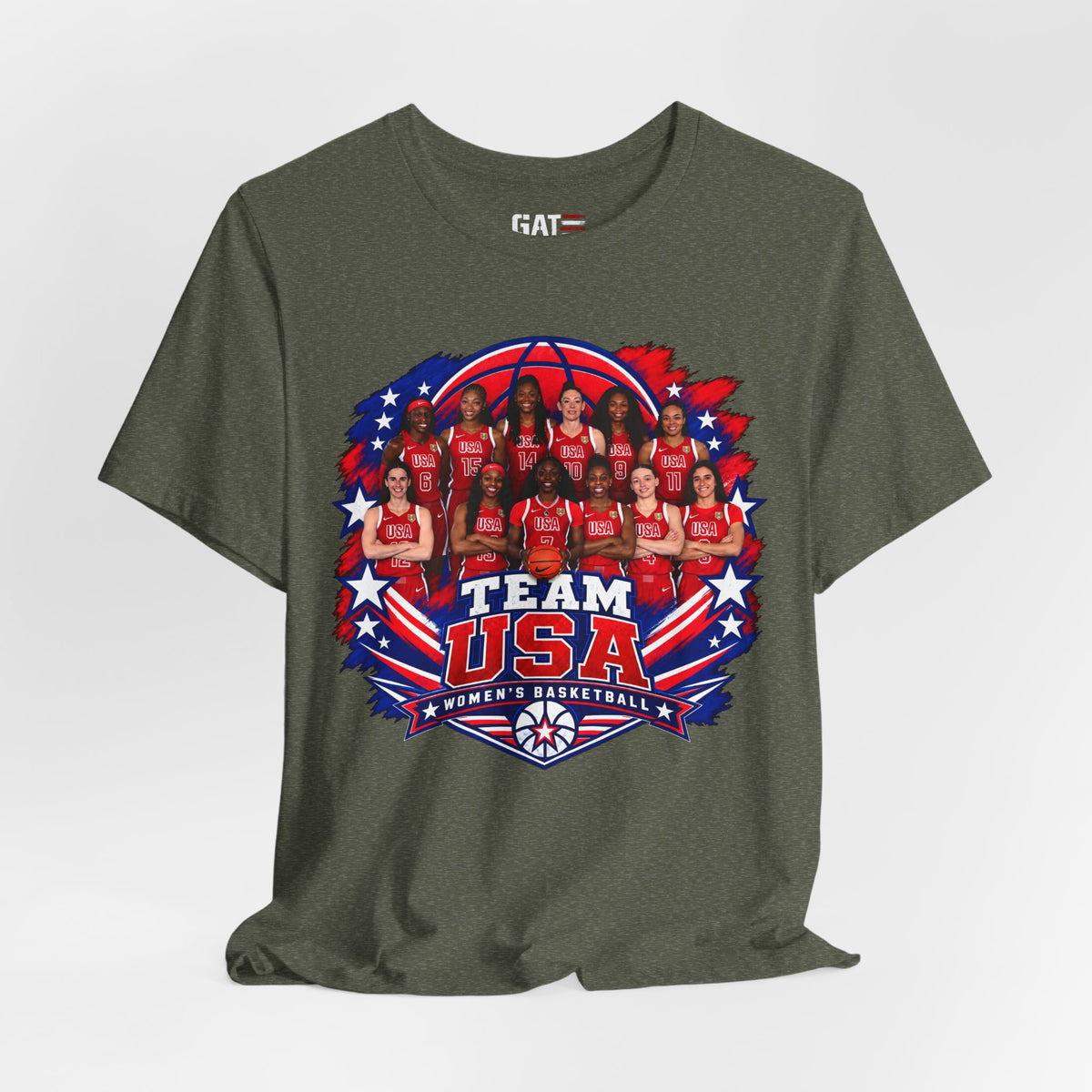 Team USA Women's Basketball Shirt | FIBA Tee 2026 Design 2