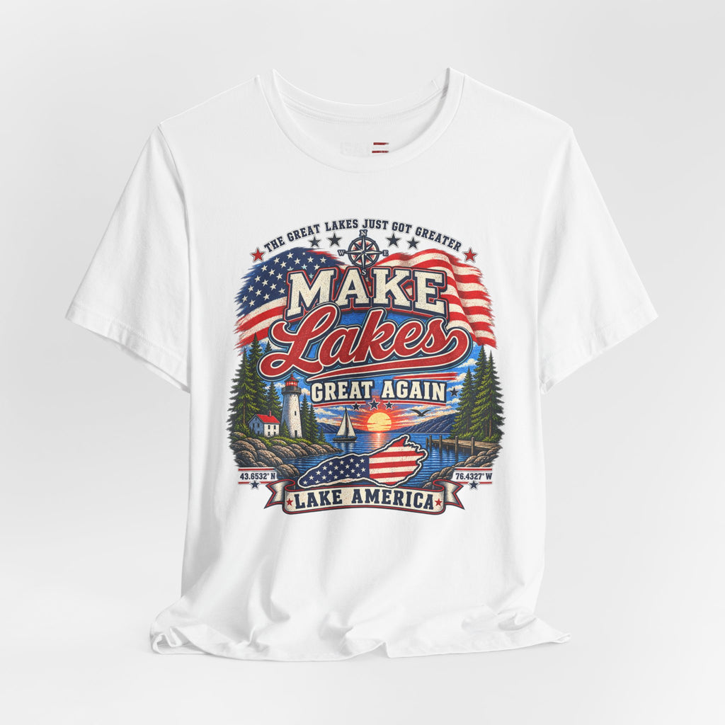 Make Lakes Great Again Shirt | Lake America Patriotic Tee