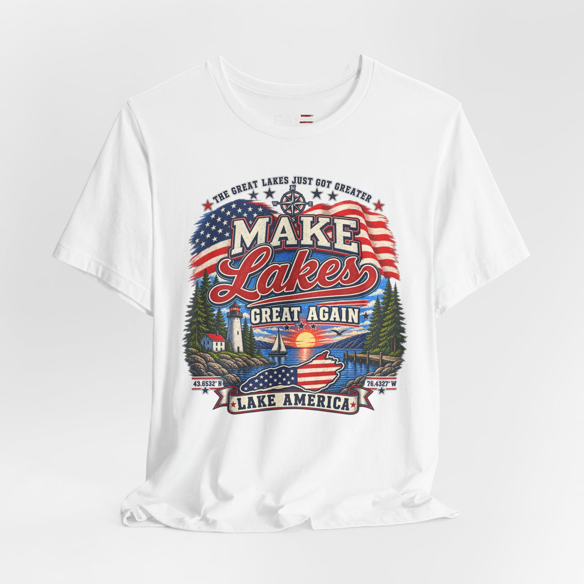 Make Lakes Great Again Shirt | Lake America Patriotic Tee