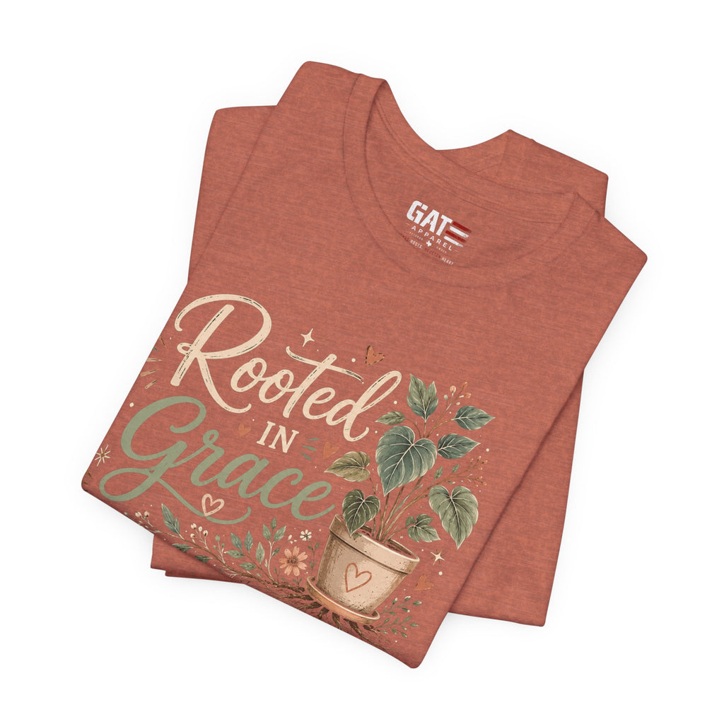 Christian Plant Lover Shirt for Women, Faith Based Gardening Tee, Houseplant Graphic Shirt, Botanical Christian Gift, Plant Mom Apparel