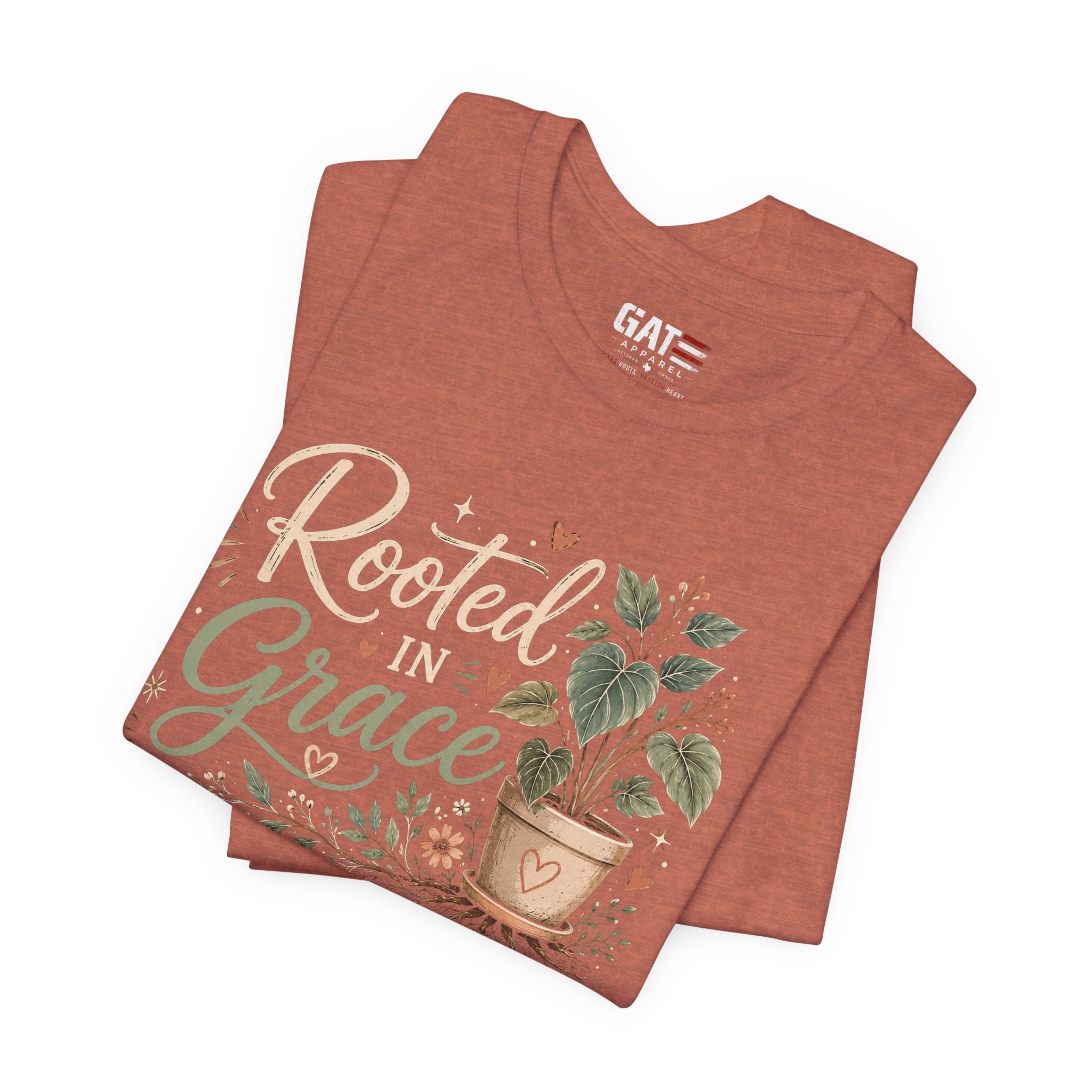 Christian Plant Lover Shirt for Women, Faith Based Gardening Tee, Houseplant Graphic Shirt, Botanical Christian Gift, Plant Mom Apparel