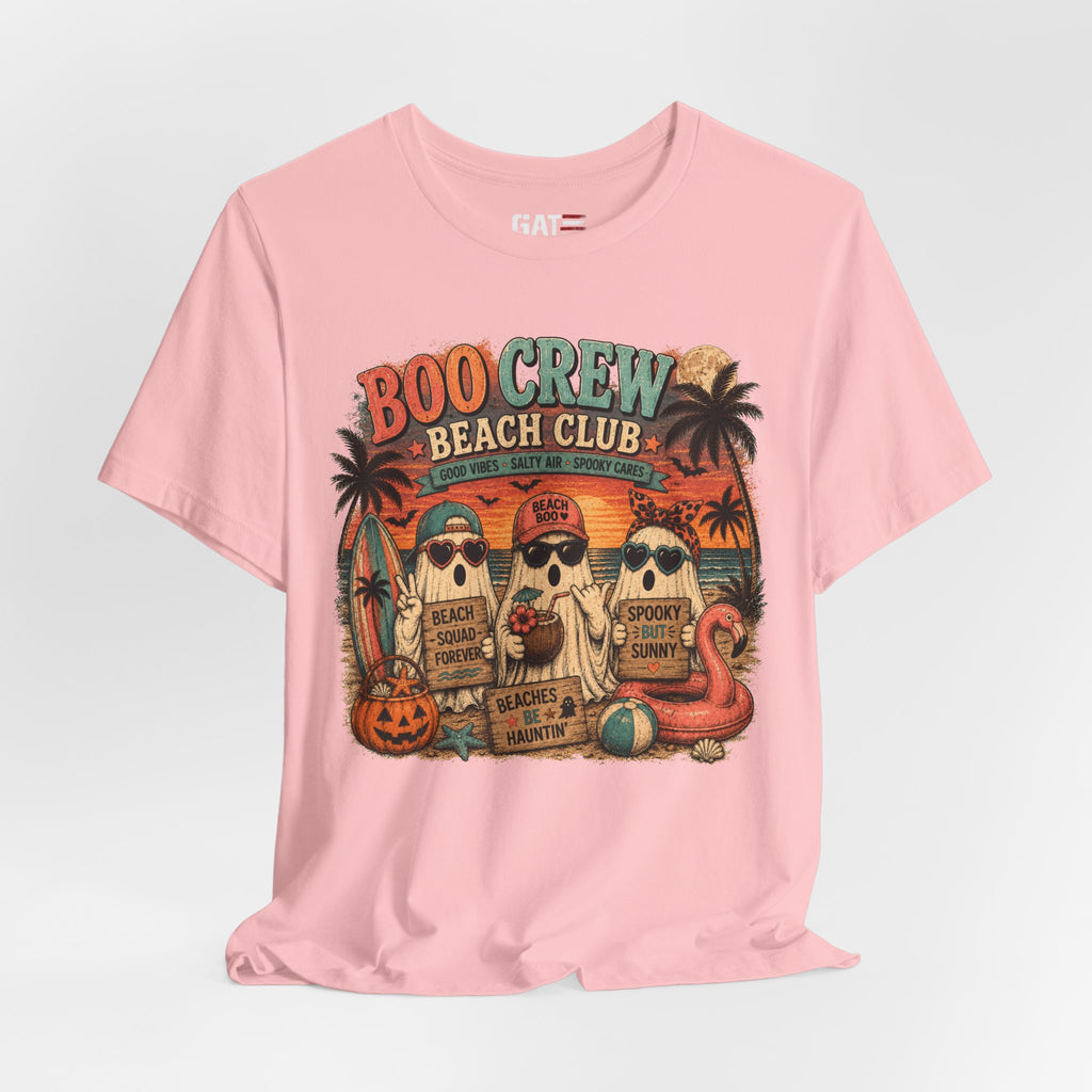 Summerween Shirt, Spooky Beach Shirt, Ghost Beach Tee, Halloween Beach Shirt, Coastal Halloween Tee, Tropical Ghost Shirt