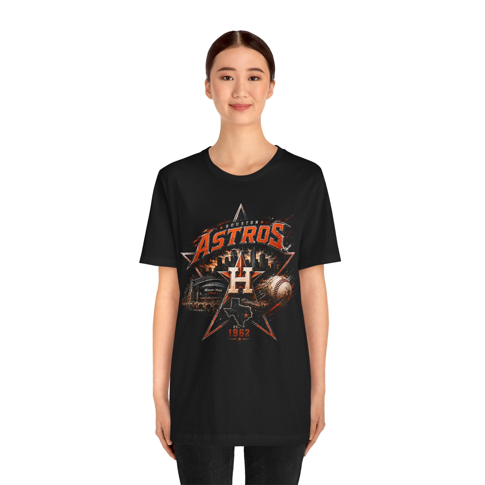 Houston Astros Vintage Logo Tee — Retro Baseball Fan Shirt