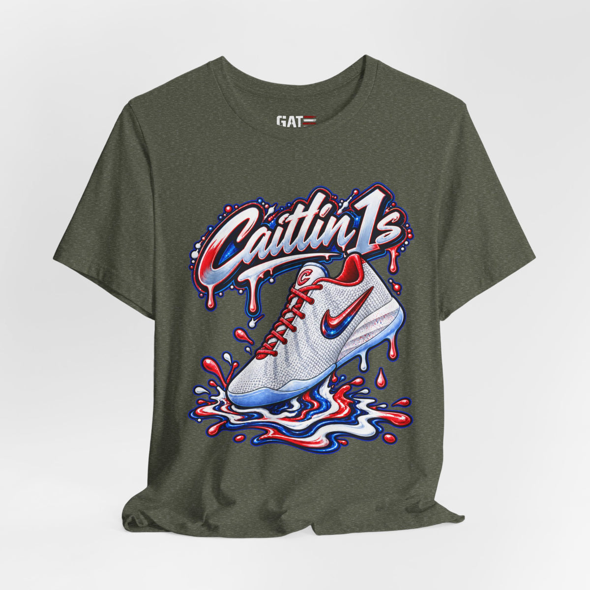 Caitlin Clark Caitlin 1s USA Whites Sneaker Shirt