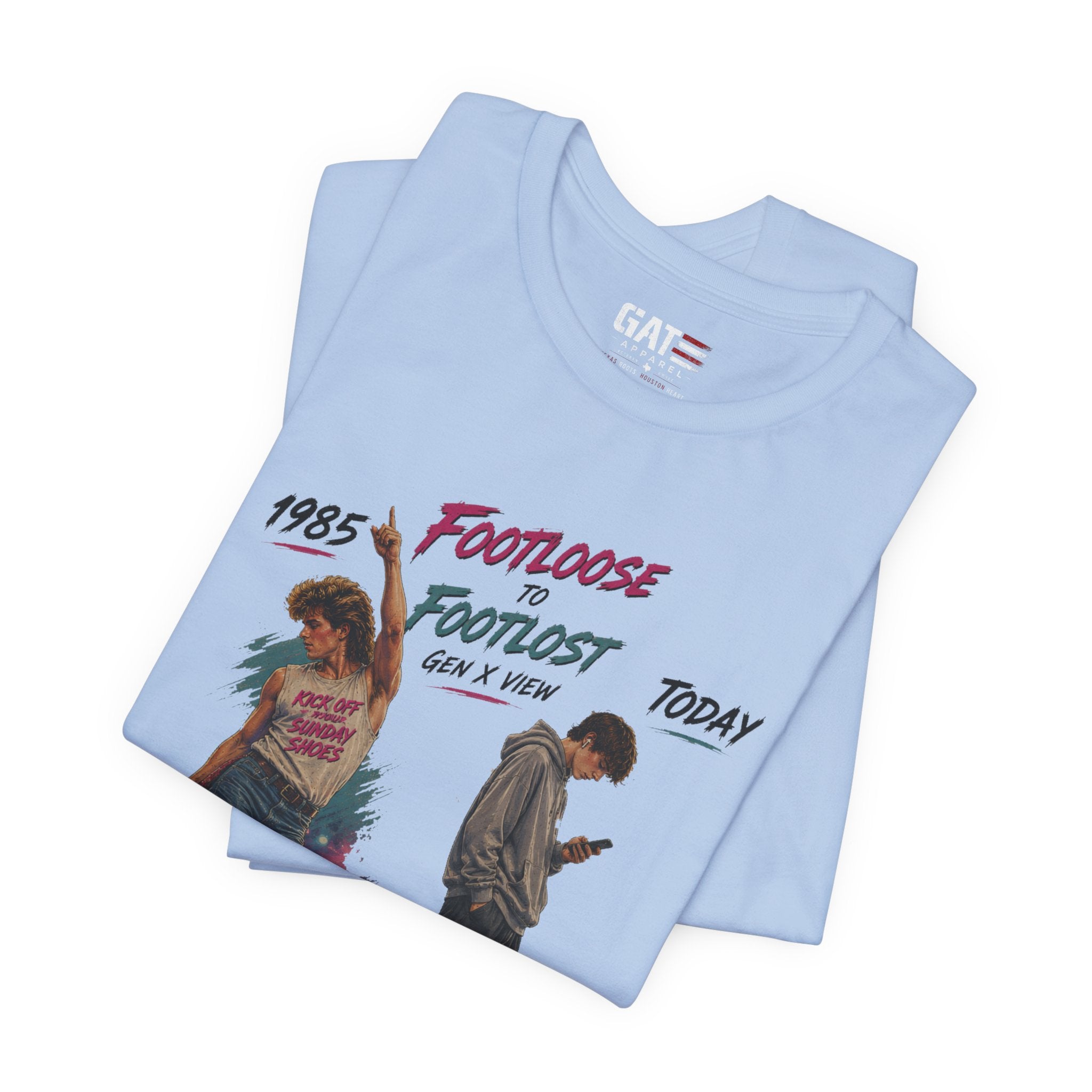 Retro 'Footloose' Movie Graphic Tee — 80s Dance Vintage T-Shirt