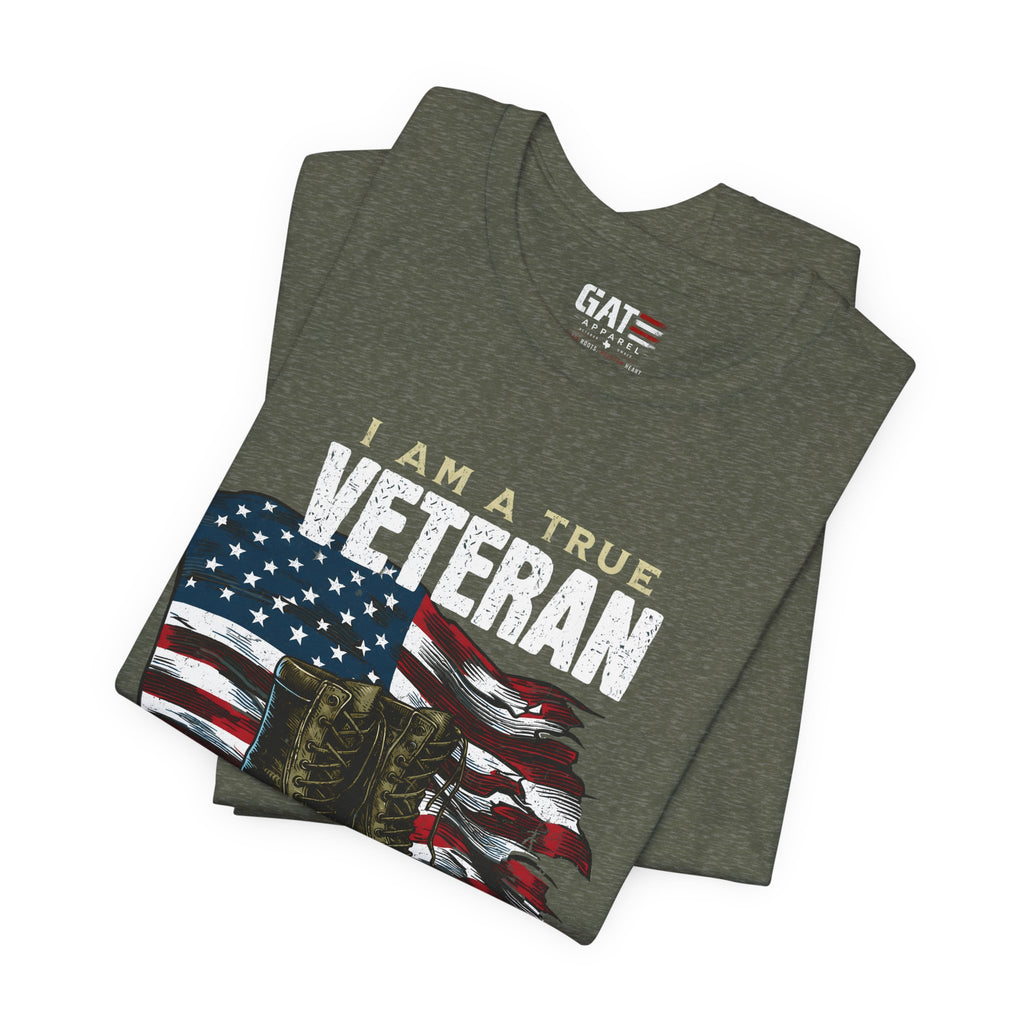 Veteran Shirt My Oath Never Expires, Proud Veteran Tee, Military Boots American Flag Shirt, Patriotic Veteran Gift for Men or Women
