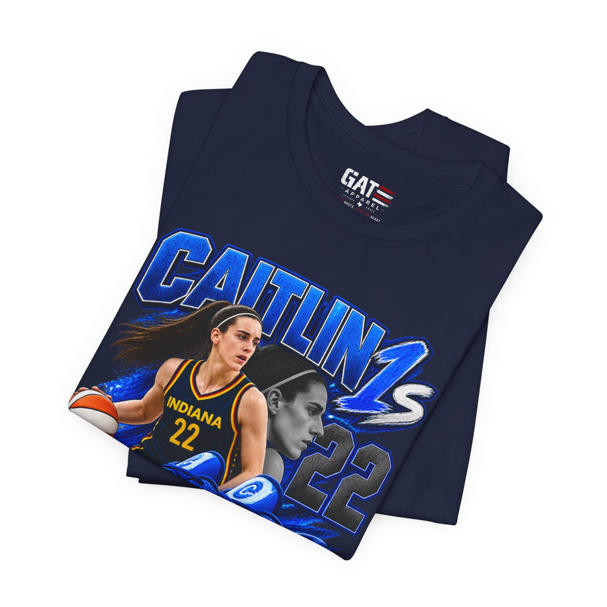 Caitlin Clark Caitlin 1s Blue Racer Sneaker Shirt