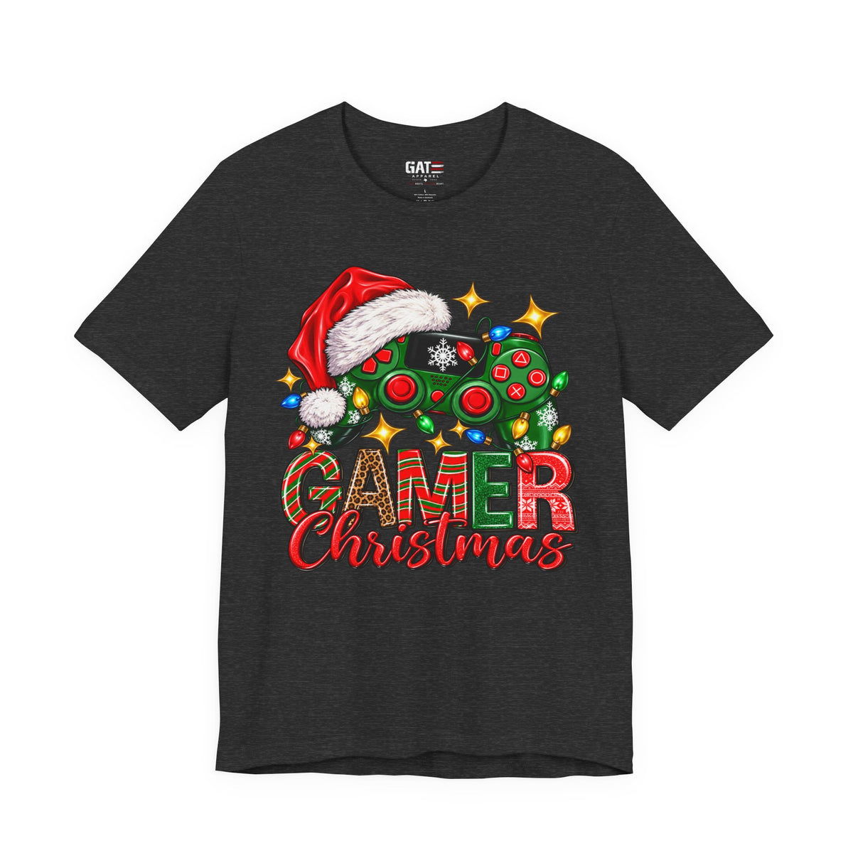 Gamer Christmas T-Shirt | Holiday Gaming Graphic Tee - product image 5