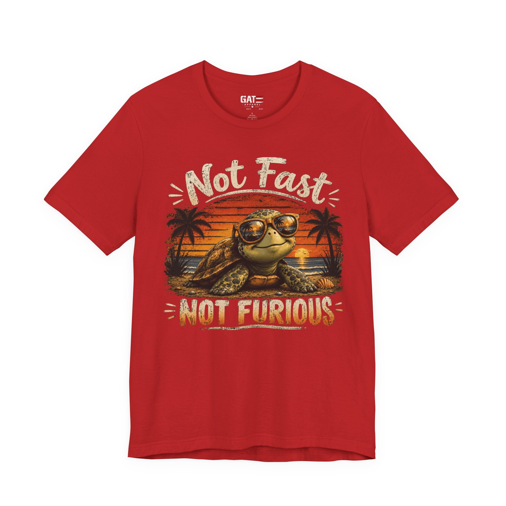 T-Shirt — “Not Fast Not Furious” Turtle Beach Tee