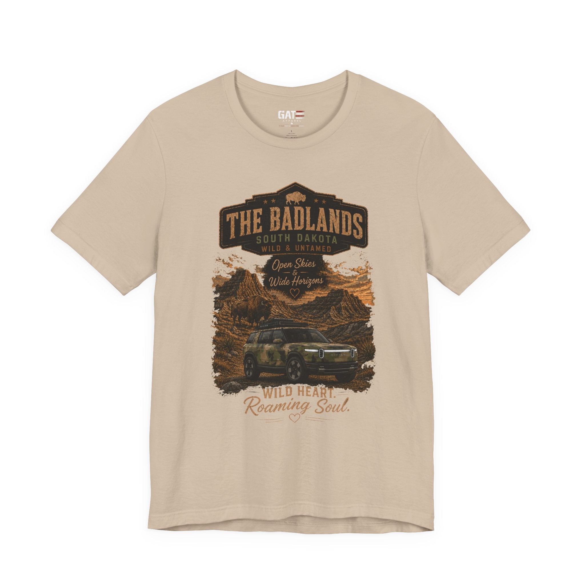 Badlands South Dakota Tee – Scenic Off-Road Adventure Shirt