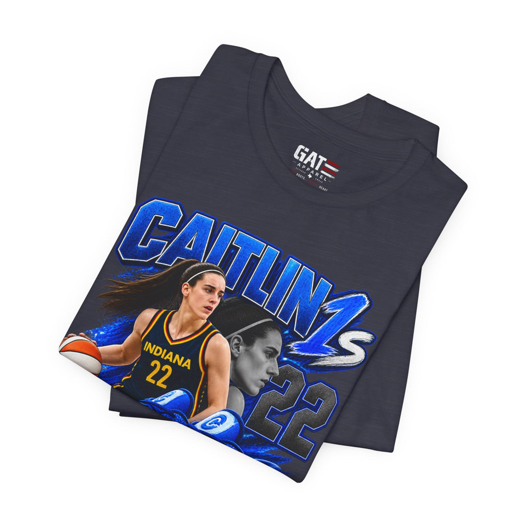 Caitlin Clark Caitlin 1s Blue Racer Sneaker Shirt
