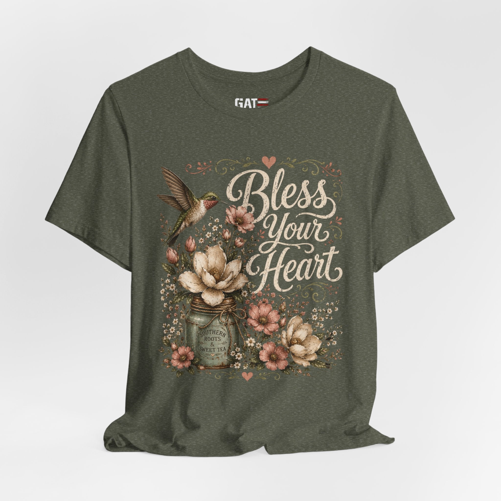 Funny Southern Shirt, Bless Your Heart Tee, Southern Humor Graphic Tee, Magnolia Floral Shirt, Country Girl Gift, Farmhouse Style Tee