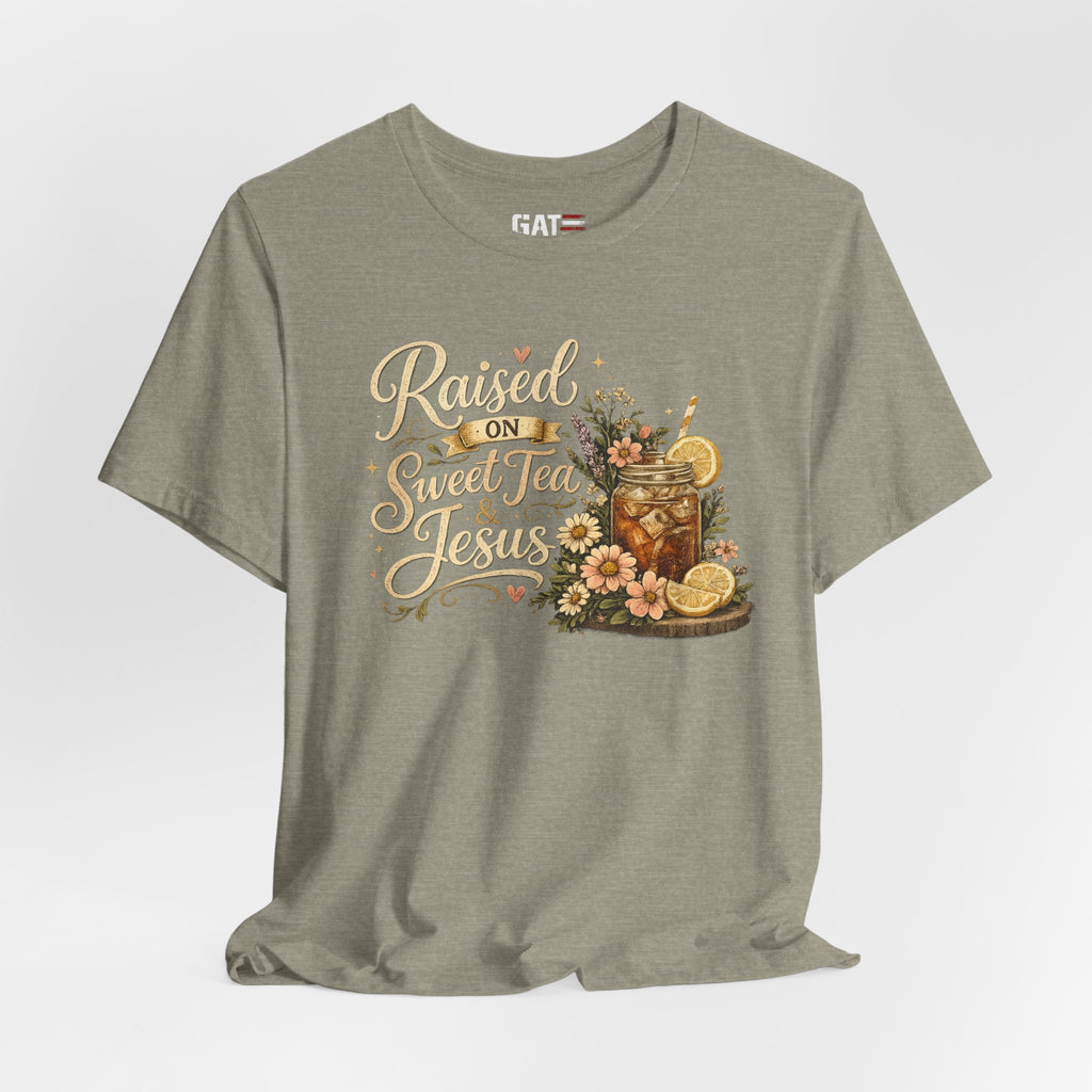 Southern Faith Shirt for Women, Christian Country Graphic Tee, Floral Mason Jar Design, Religious Gift, Southern Girl Apparel