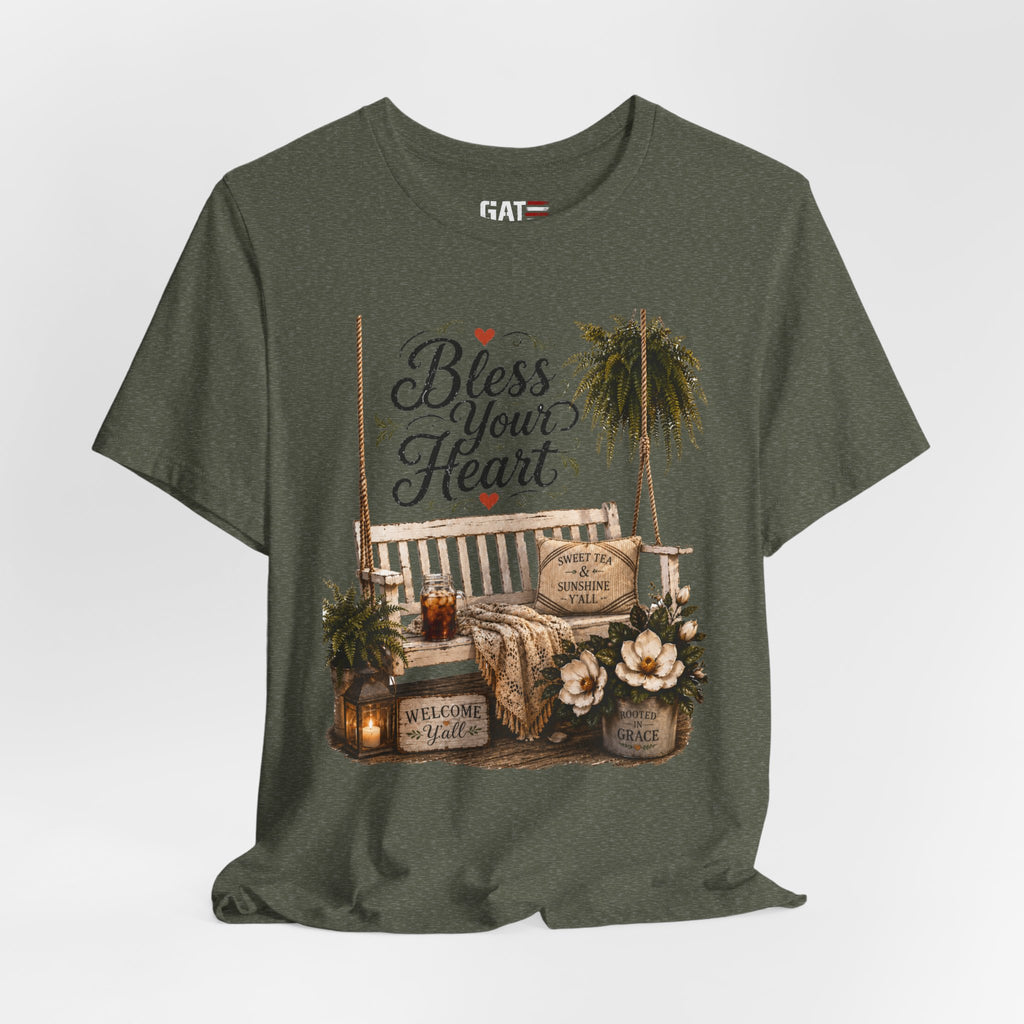 Funny Southern Shirt, Bless Your Heart Tee, Southern Humor Graphic Tee, Magnolia Floral Shirt, Country Girl Gift, Farmhouse Style Tee
