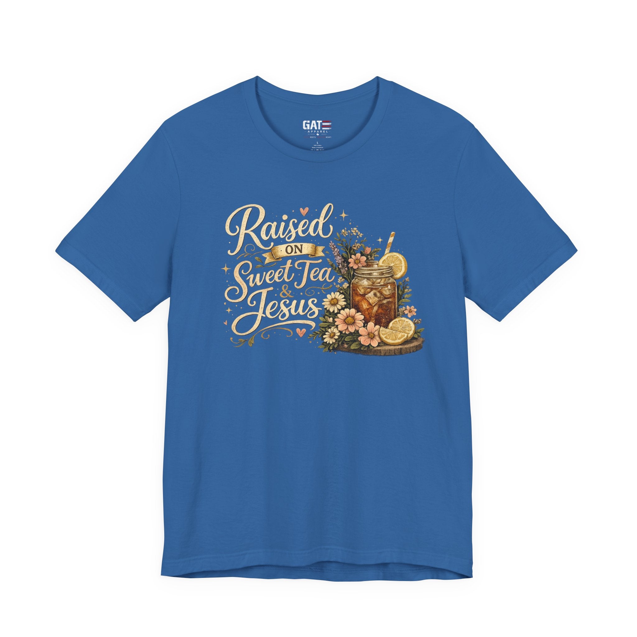 Southern Faith Shirt for Women, Christian Country Graphic Tee, Floral Mason Jar Design, Religious Gift, Southern Girl Apparel
