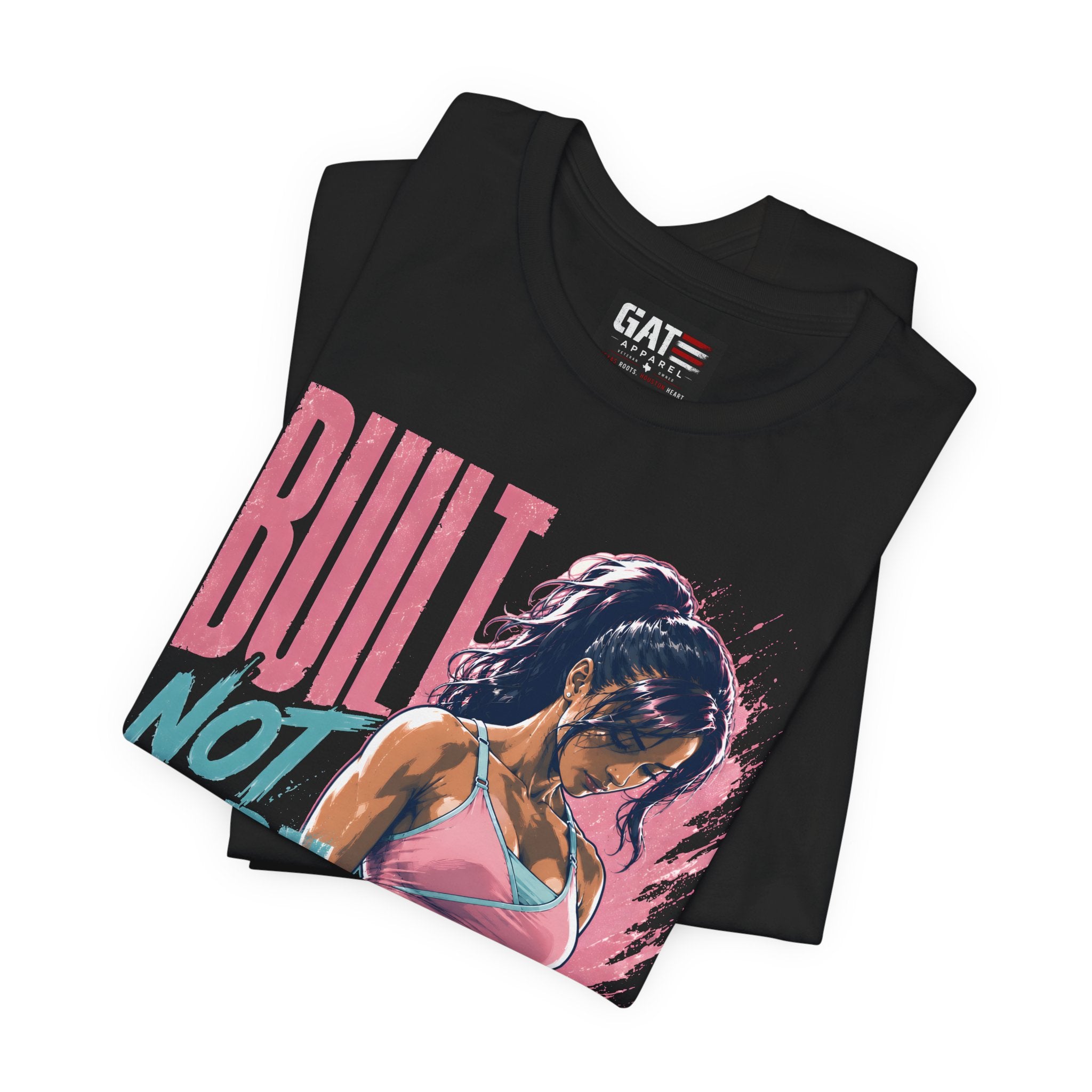 Built Not Born Shirt, Women's Gym Shirt, Motivational Workout Tee, Fitness Graphic T Shirt, Weightlifting Gift for Her